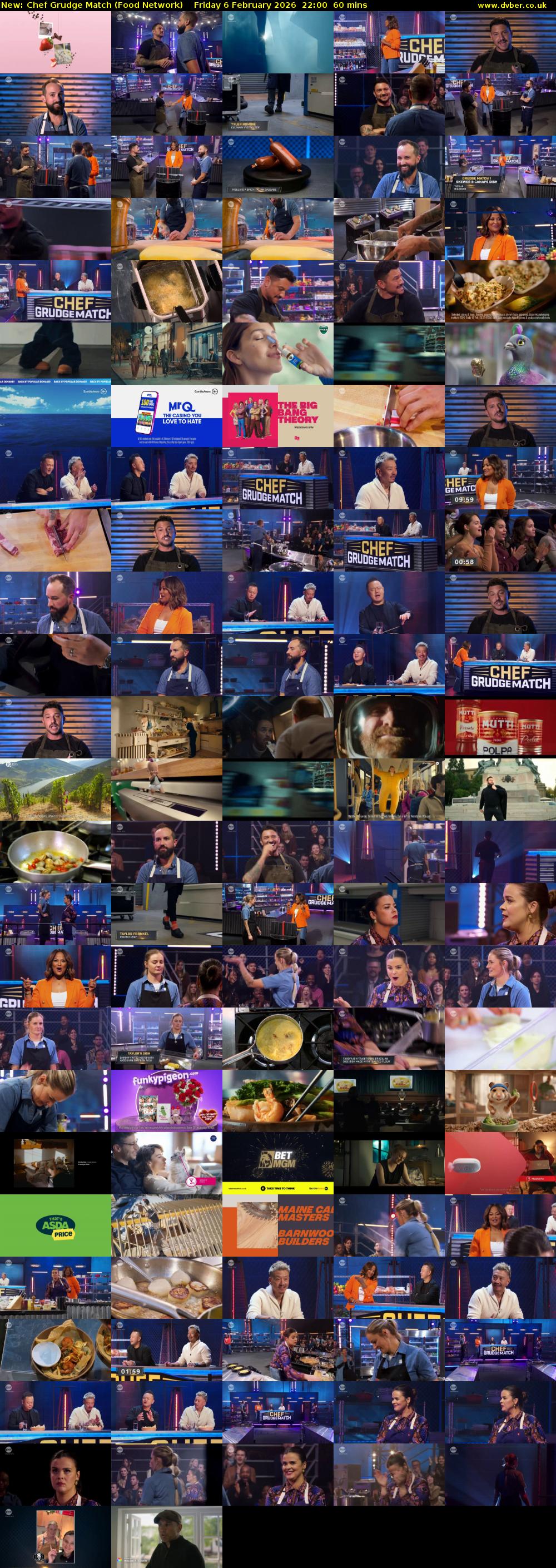 Chef Grudge Match (Food Network) Friday 6 February 2026 22:00 - 23:00