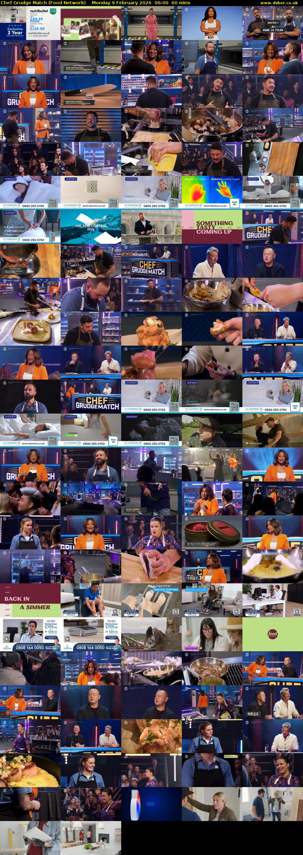 Chef Grudge Match (Food Network) Monday 9 February 2026 06:00 - 07:00