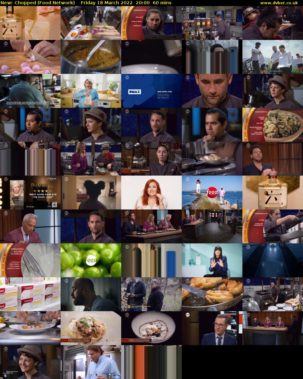 Chopped (Food Network) Friday 18 March 2022 20:00 - 21:00
