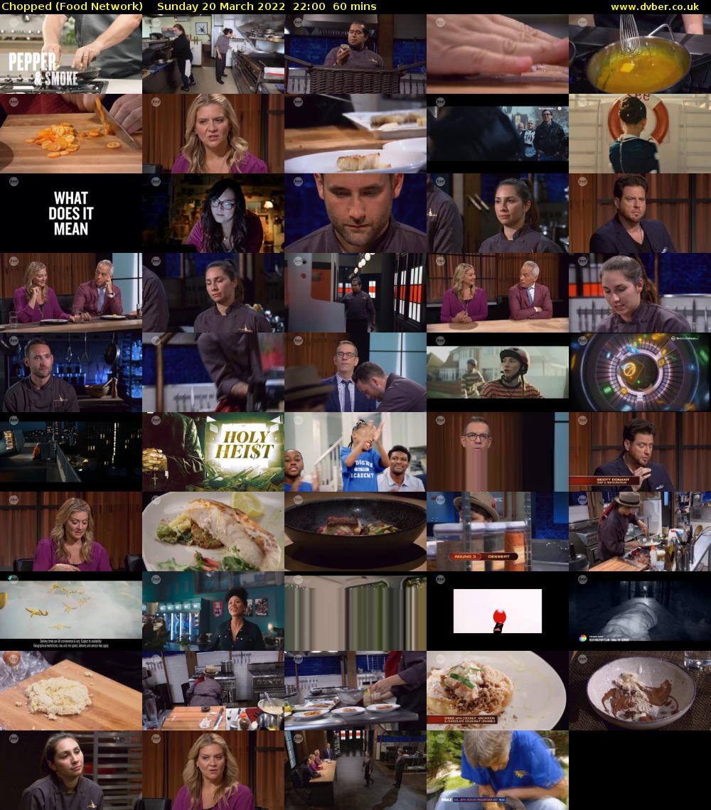Chopped (Food Network) Sunday 20 March 2022 22:00 - 23:00