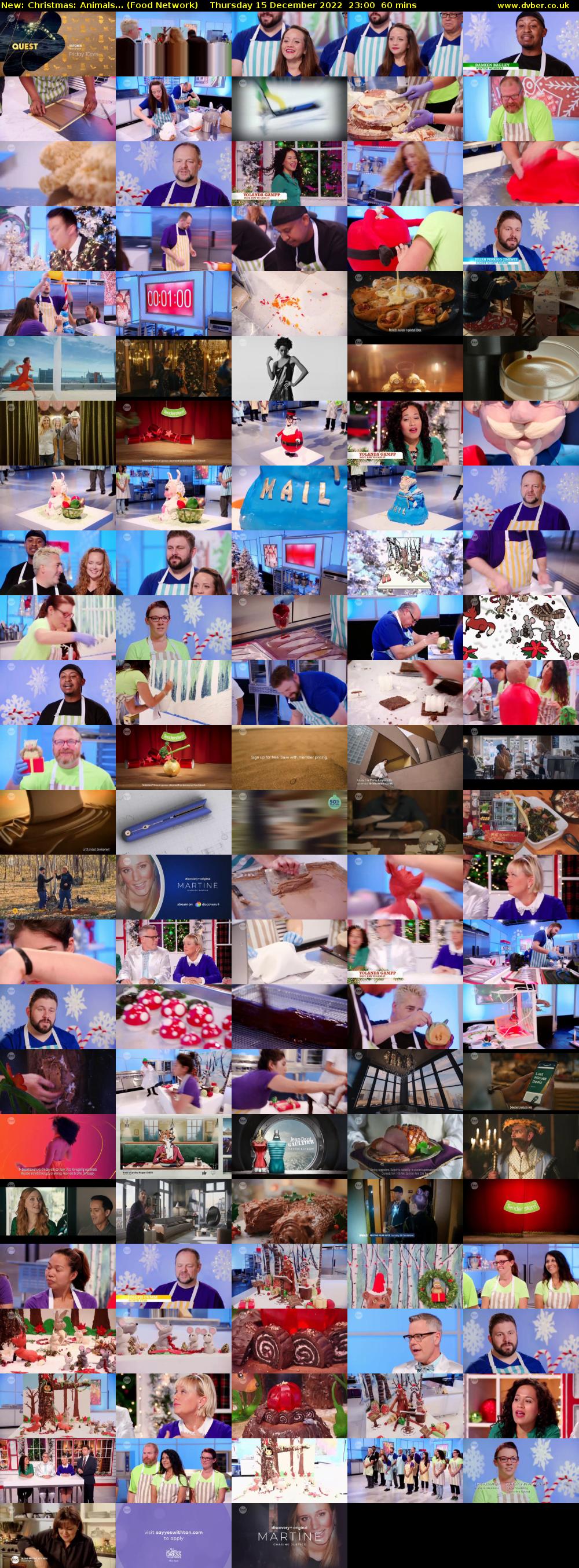 Christmas: Animals... (Food Network) Thursday 15 December 2022 23:00 - 00:00