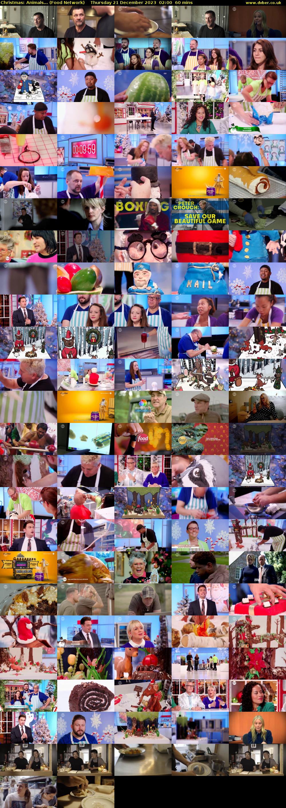 Christmas: Animals... (Food Network) Thursday 21 December 2023 02:00 - 03:00