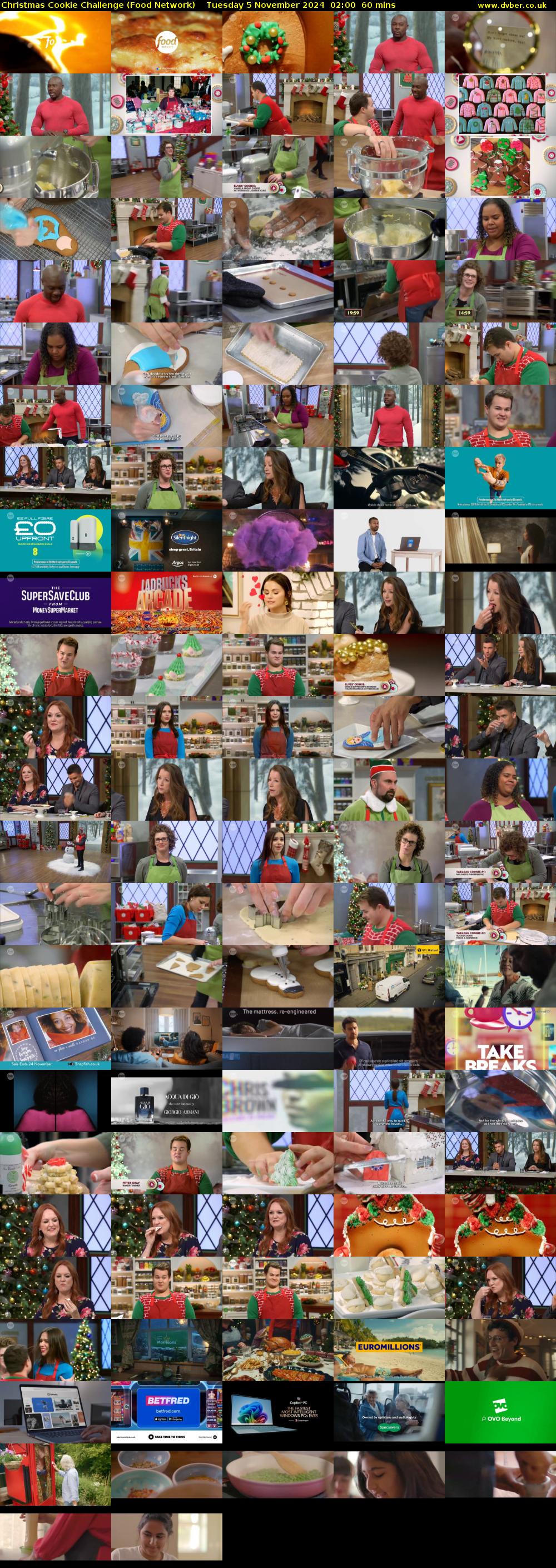 Christmas Cookie Challenge (Food Network) Tuesday 5 November 2024 02:00 - 03:00