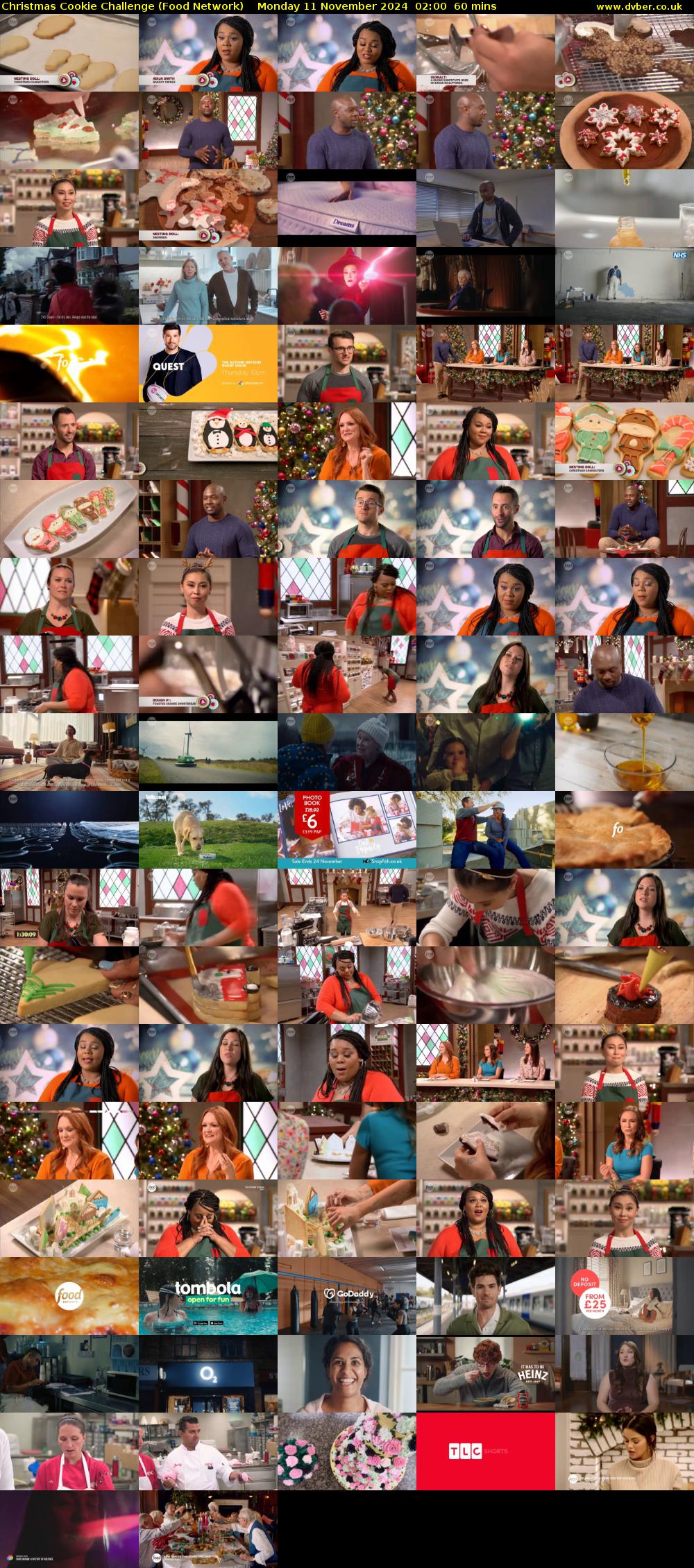 Christmas Cookie Challenge (Food Network) Monday 11 November 2024 02:00 - 03:00
