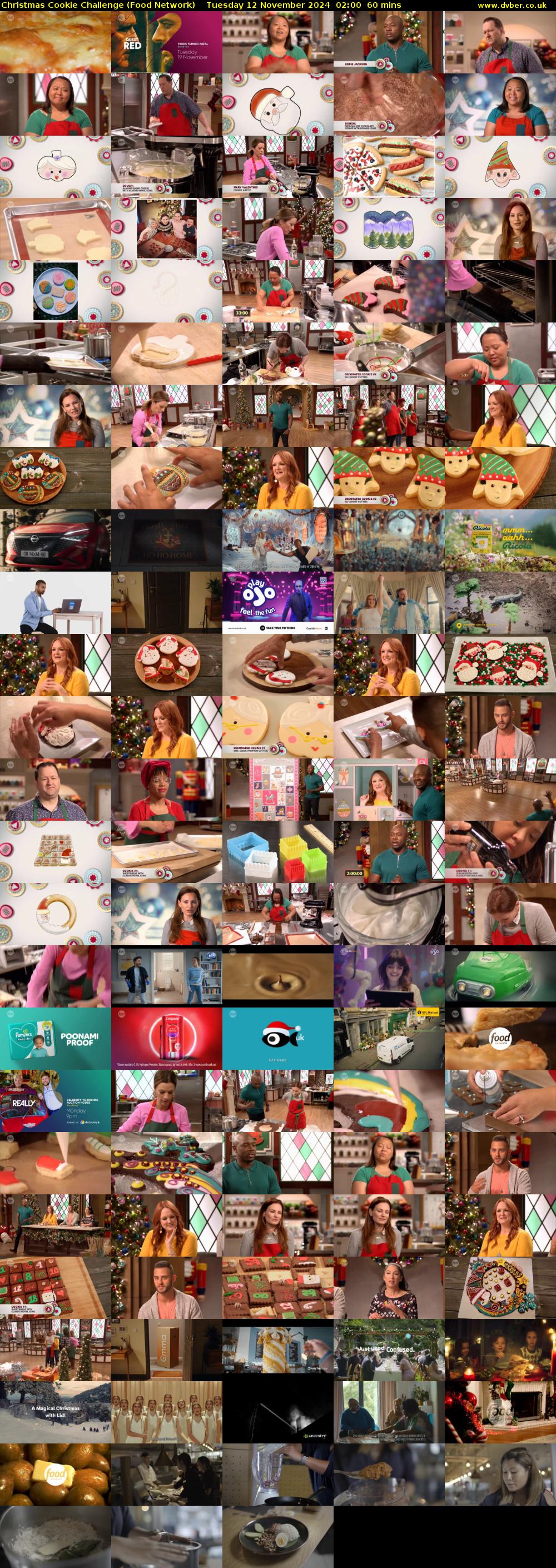 Christmas Cookie Challenge (Food Network) Tuesday 12 November 2024 02:00 - 03:00
