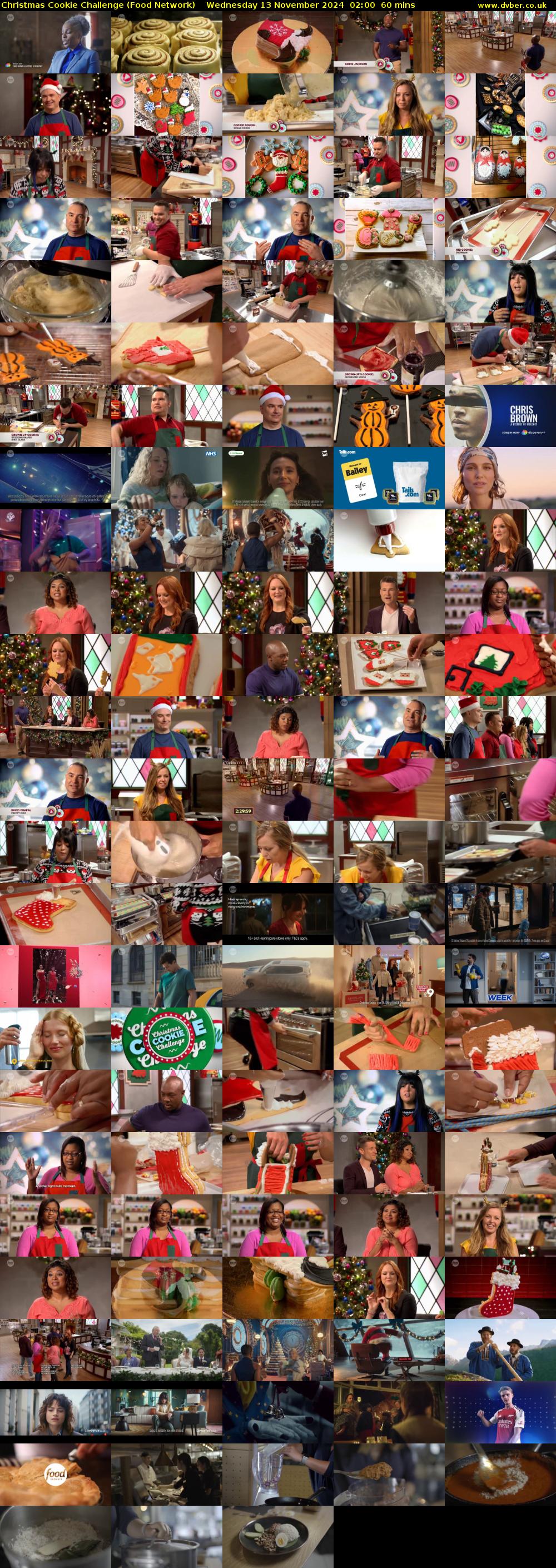 Christmas Cookie Challenge (Food Network) Wednesday 13 November 2024 02:00 - 03:00