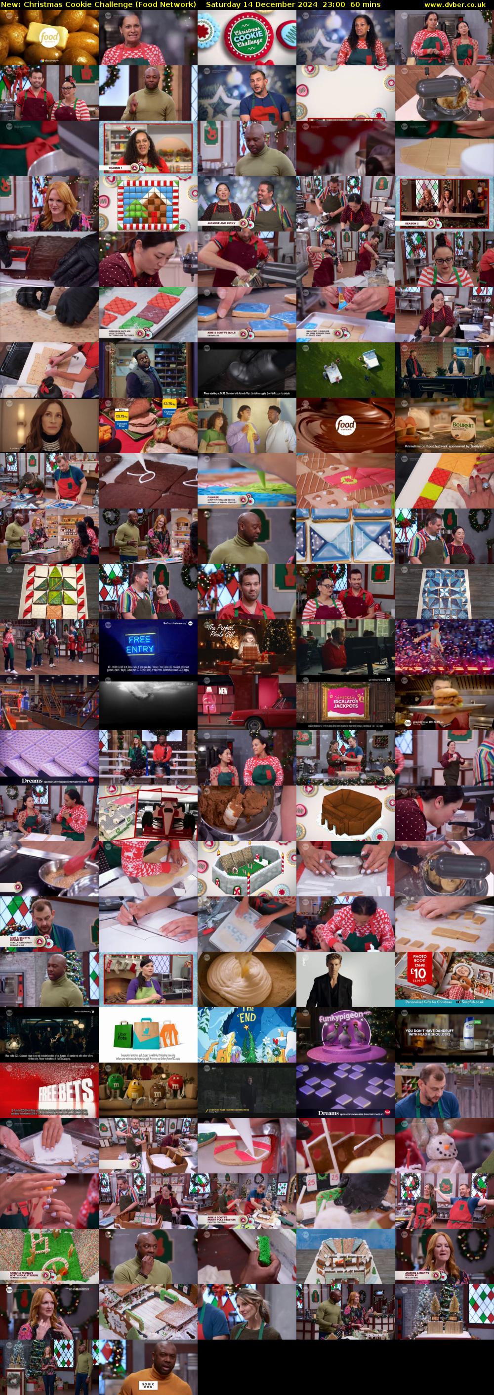 Christmas Cookie Challenge (Food Network) Saturday 14 December 2024 23:00 - 00:00