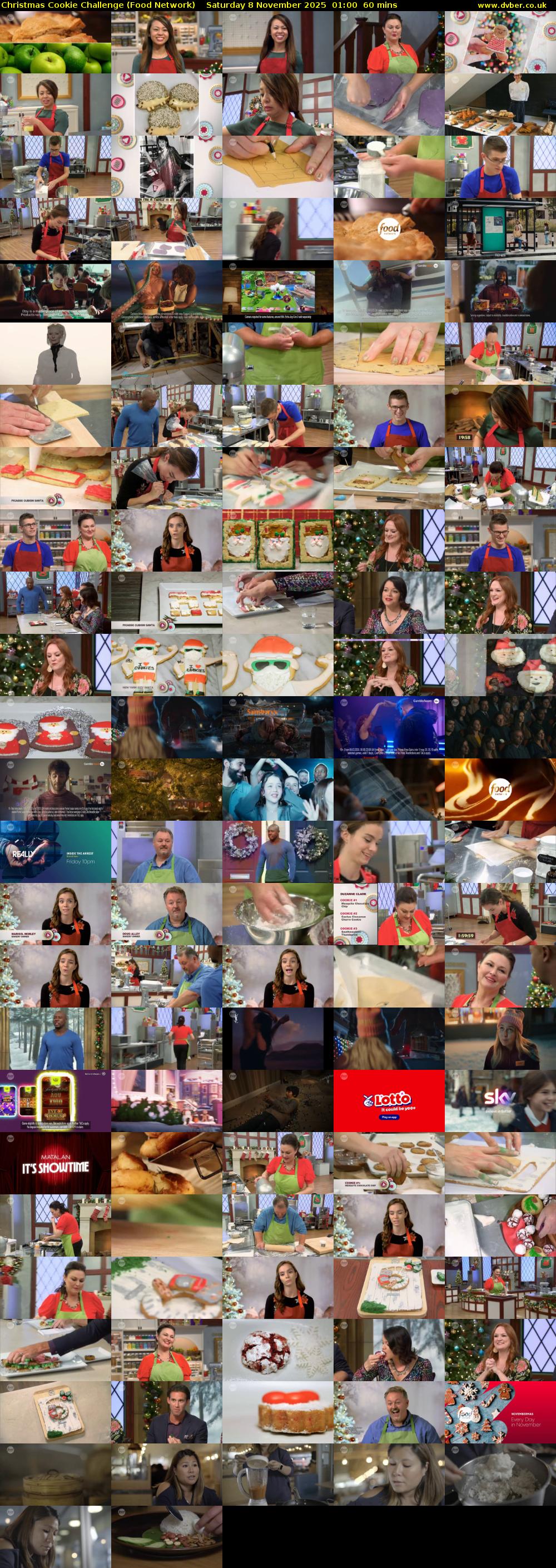 Christmas Cookie Challenge (Food Network) Saturday 8 November 2025 01:00 - 02:00