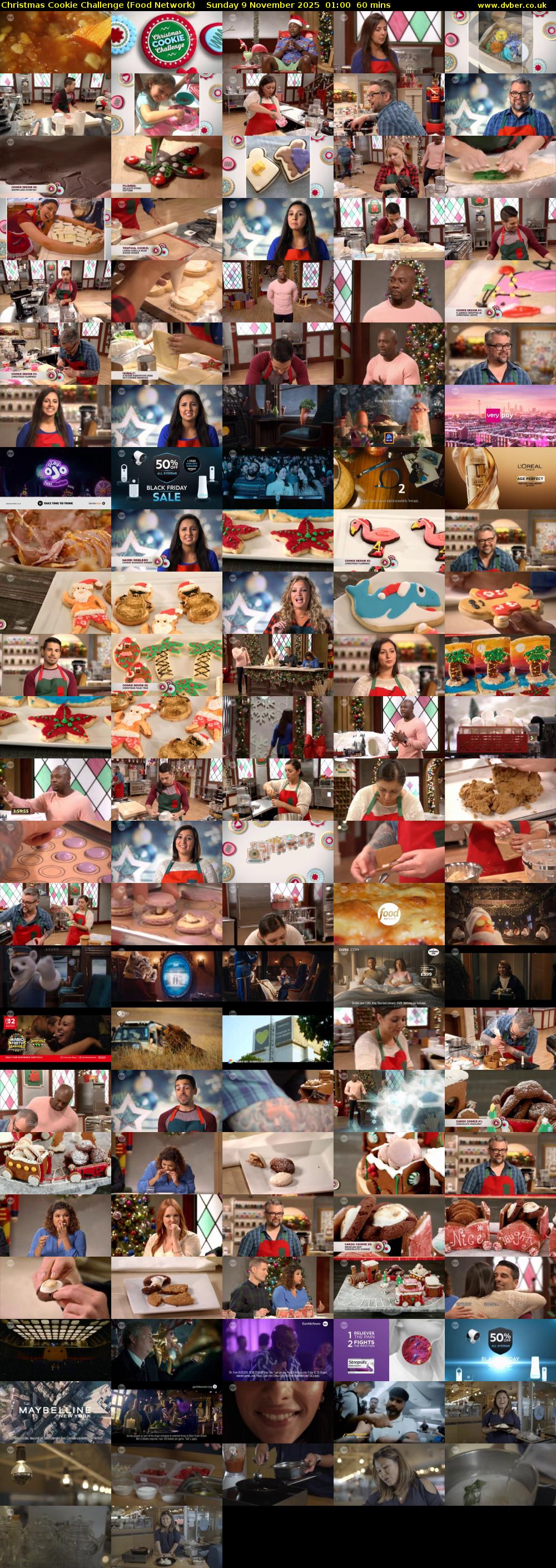 Christmas Cookie Challenge (Food Network) Sunday 9 November 2025 01:00 - 02:00