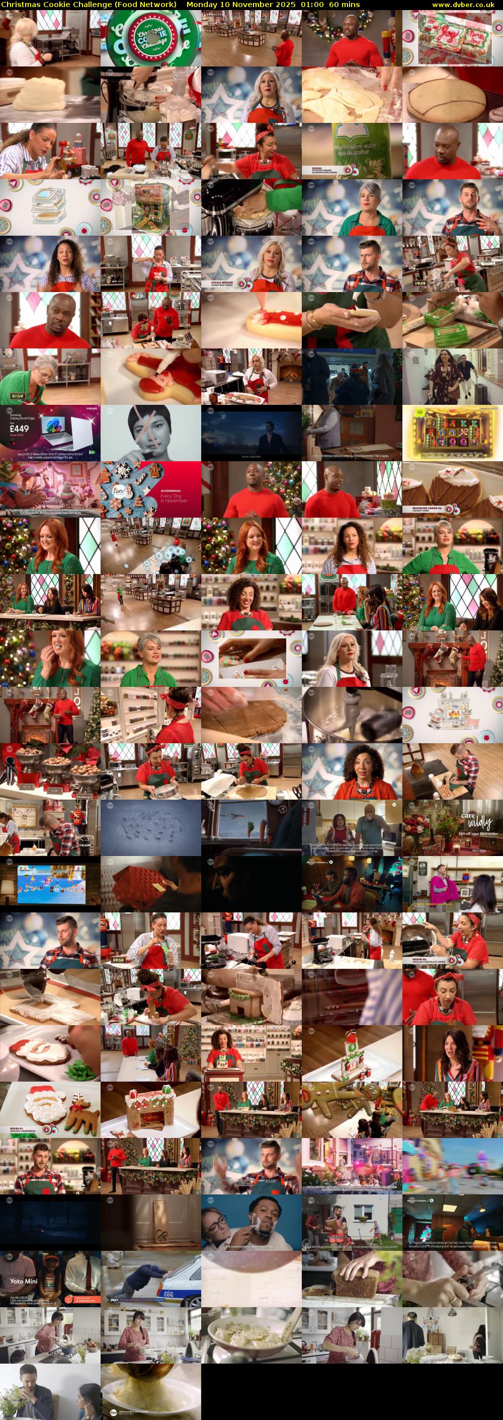 Christmas Cookie Challenge (Food Network) Monday 10 November 2025 01:00 - 02:00