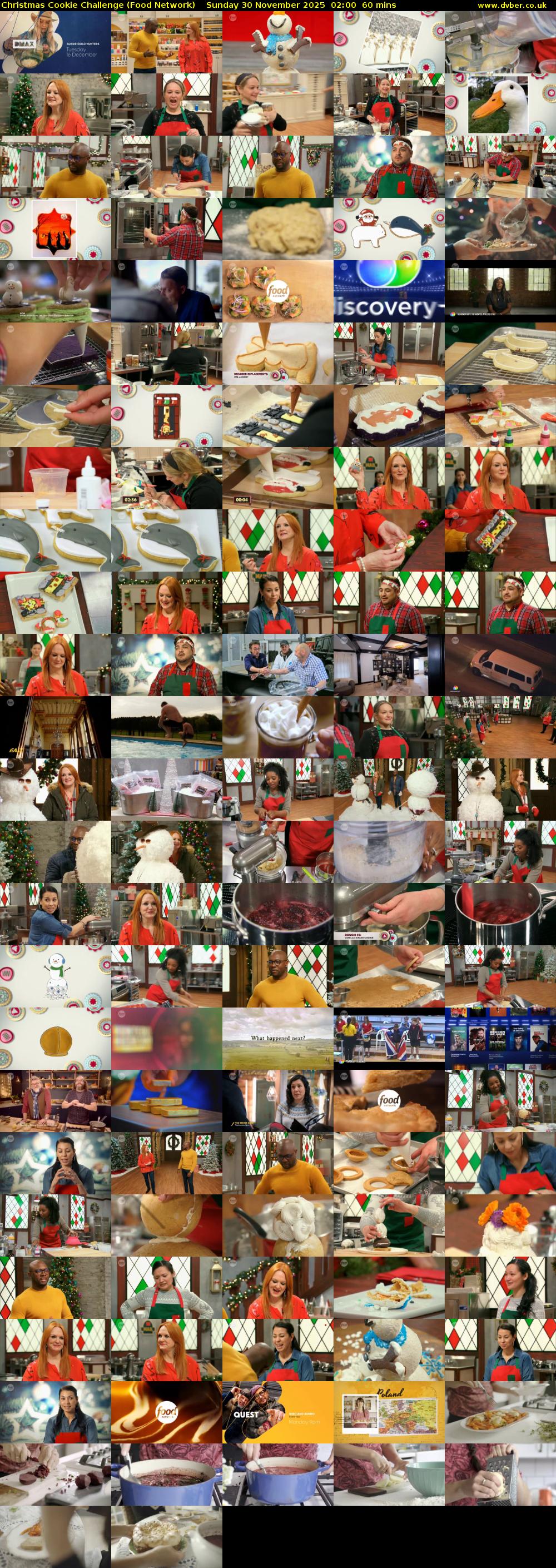 Christmas Cookie Challenge (Food Network) Sunday 30 November 2025 02:00 - 03:00