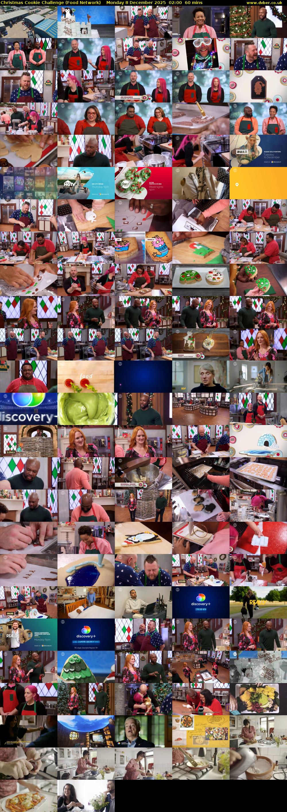 Christmas Cookie Challenge (Food Network) Monday 8 December 2025 02:00 - 03:00