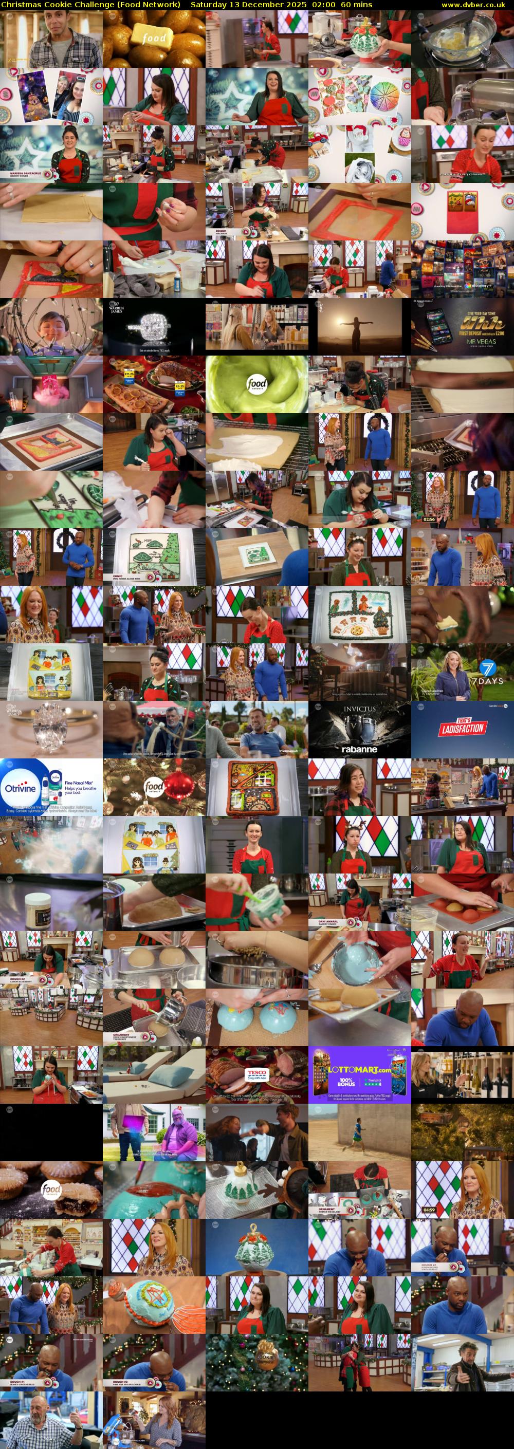 Christmas Cookie Challenge (Food Network) Saturday 13 December 2025 02:00 - 03:00