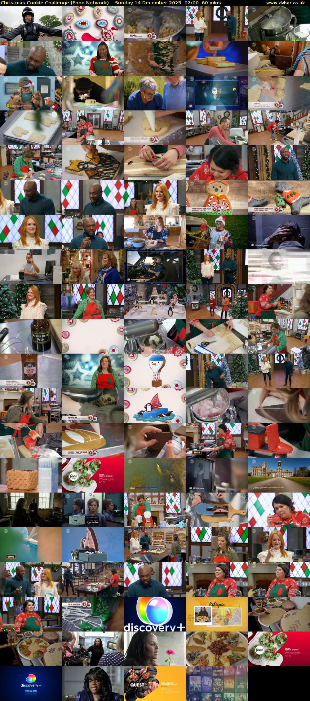 Christmas Cookie Challenge (Food Network) Sunday 14 December 2025 02:00 - 03:00