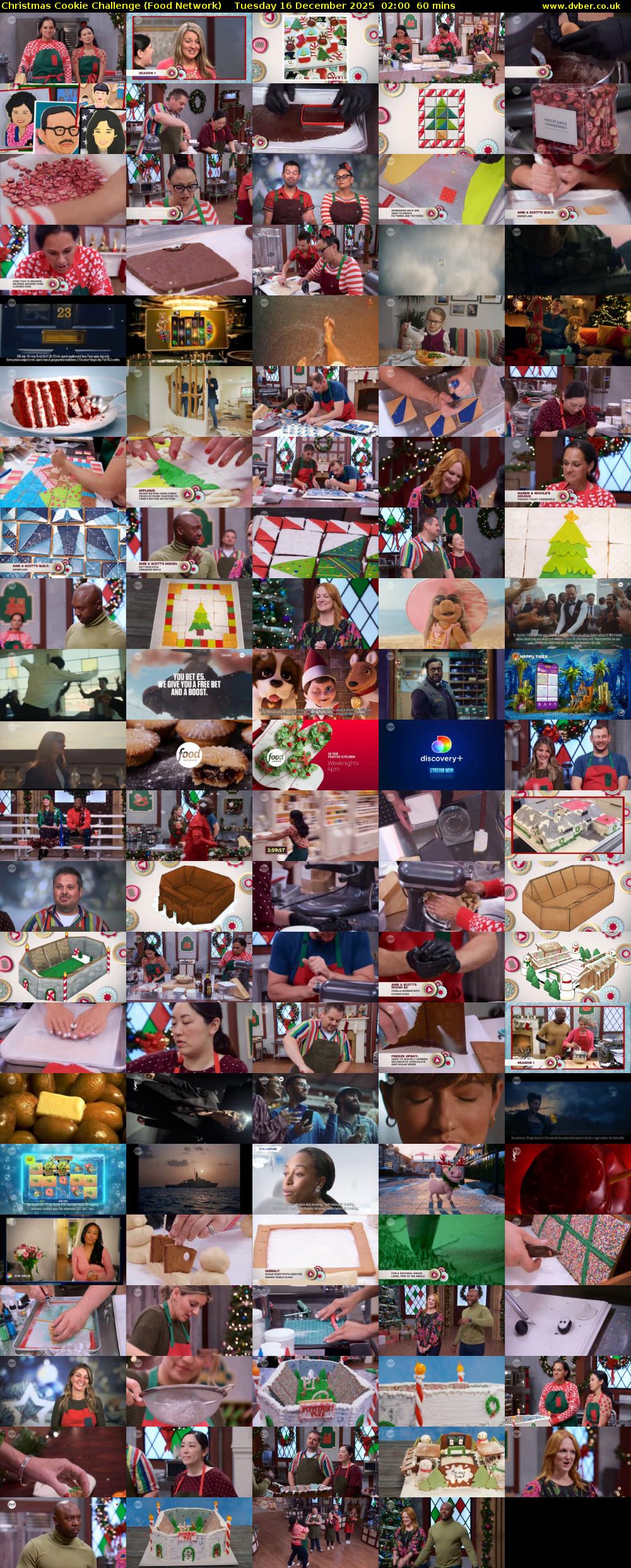 Christmas Cookie Challenge (Food Network) Tuesday 16 December 2025 02:00 - 03:00