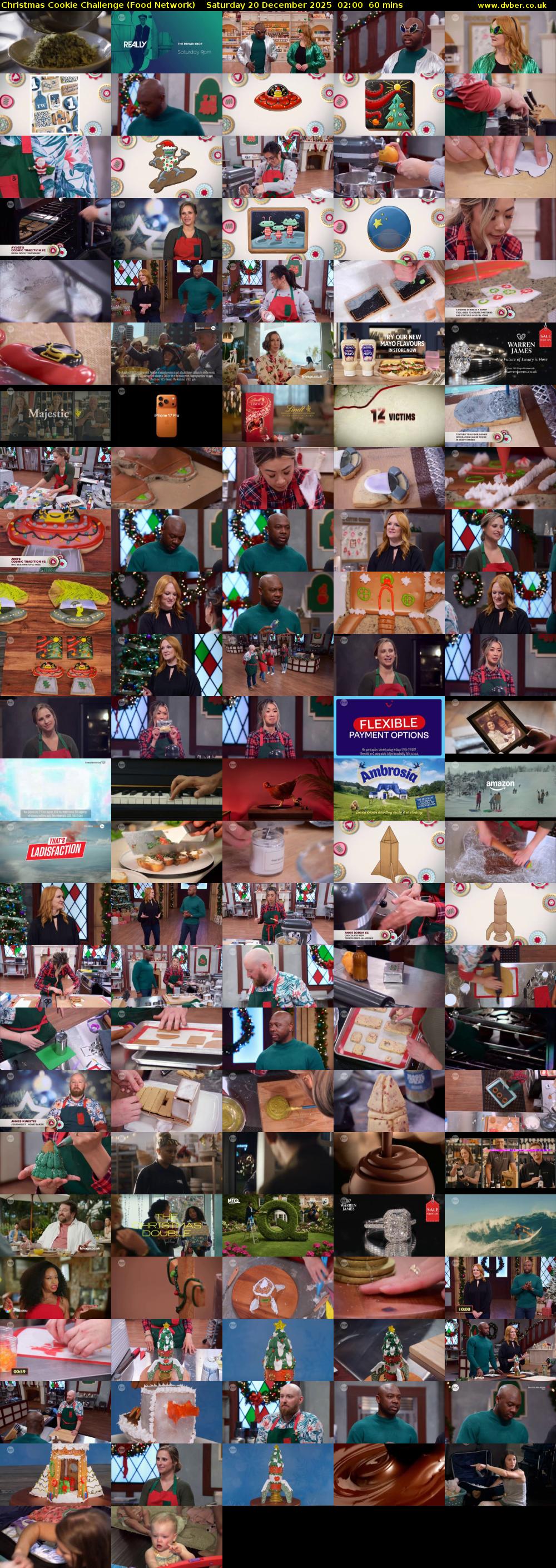 Christmas Cookie Challenge (Food Network) Saturday 20 December 2025 02:00 - 03:00