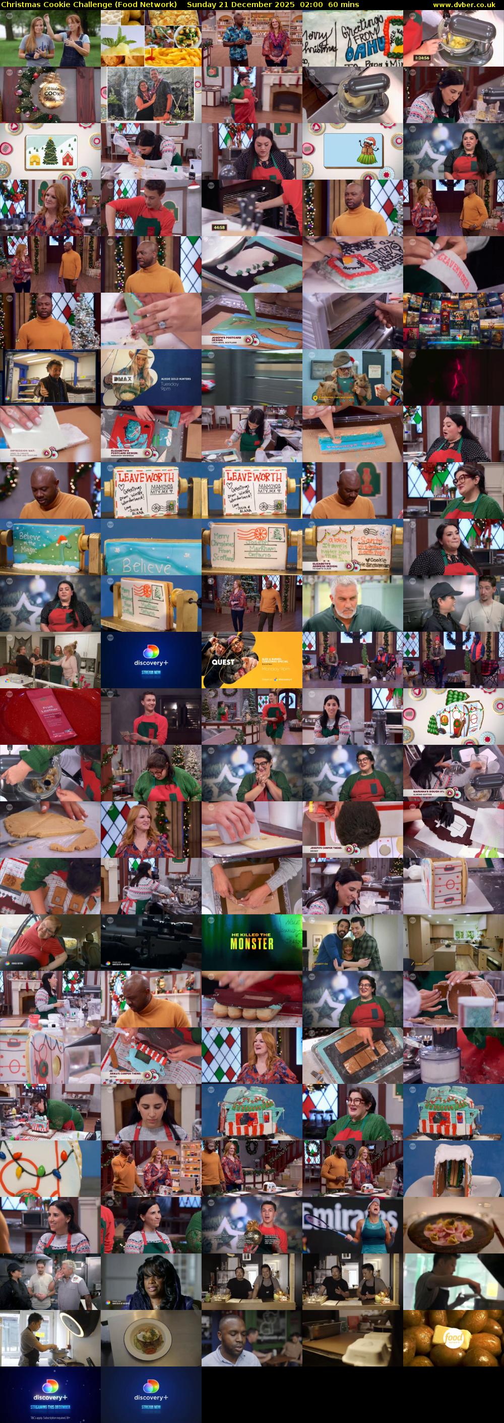 Christmas Cookie Challenge (Food Network) Sunday 21 December 2025 02:00 - 03:00