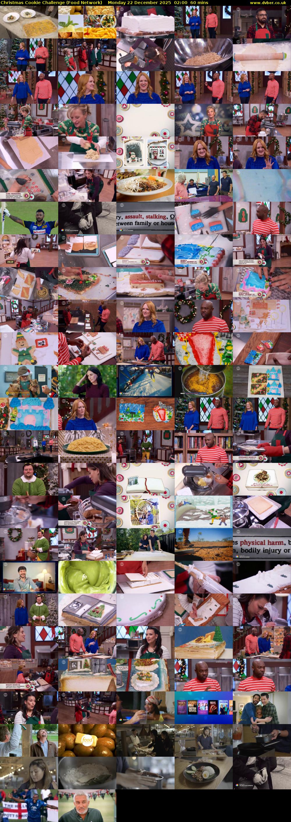 Christmas Cookie Challenge (Food Network) Monday 22 December 2025 02:00 - 03:00