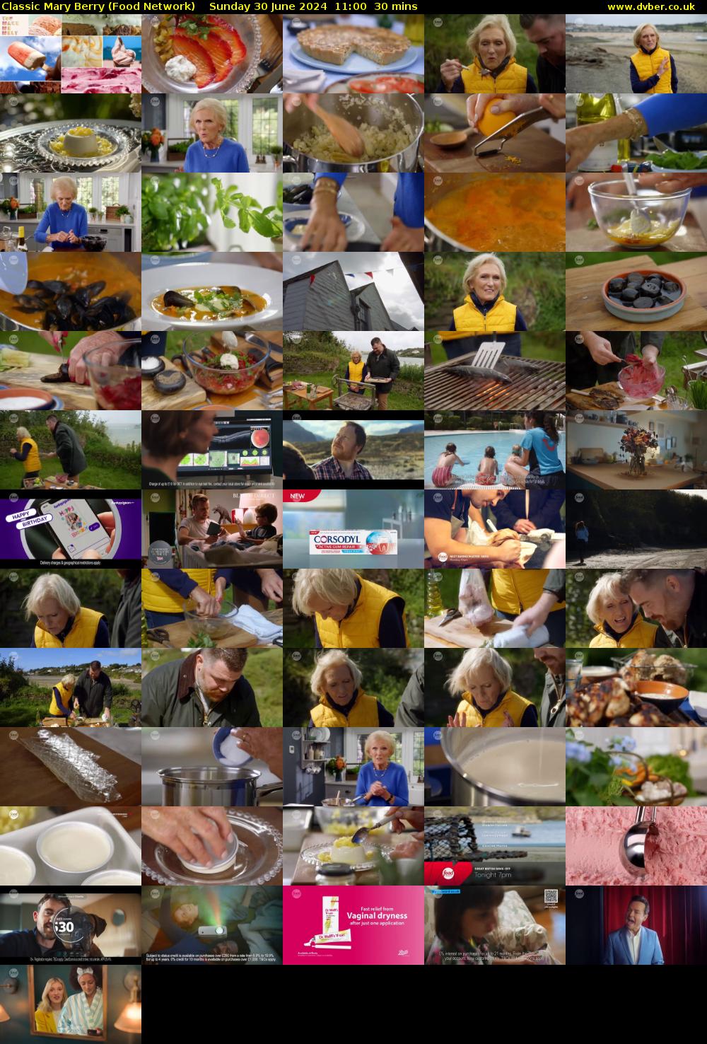 Classic Mary Berry (Food Network) Sunday 30 June 2024 11:00 - 11:30