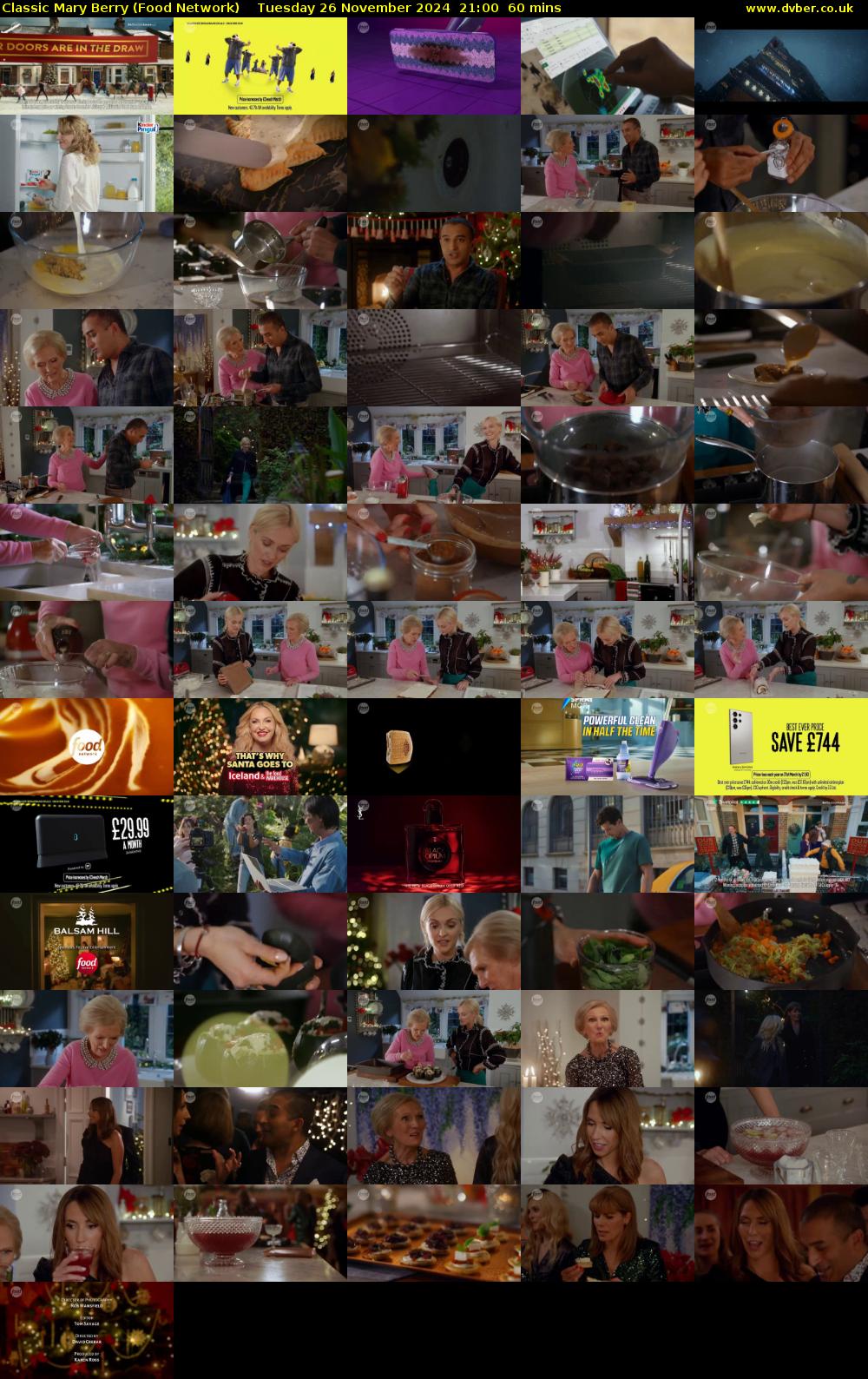 Classic Mary Berry (Food Network) Tuesday 26 November 2024 21:00 - 22:00