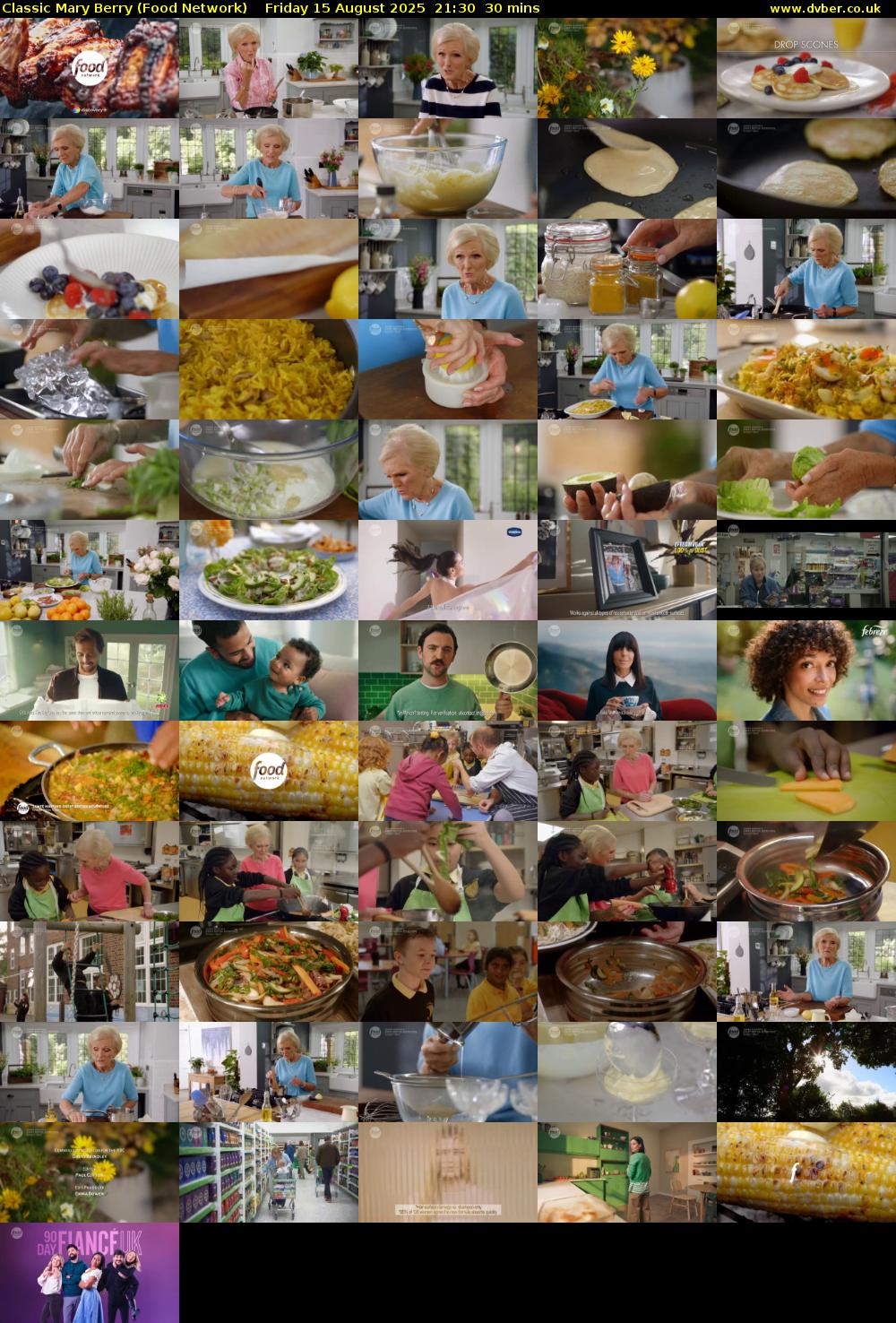Classic Mary Berry (Food Network) Friday 15 August 2025 21:30 - 22:00