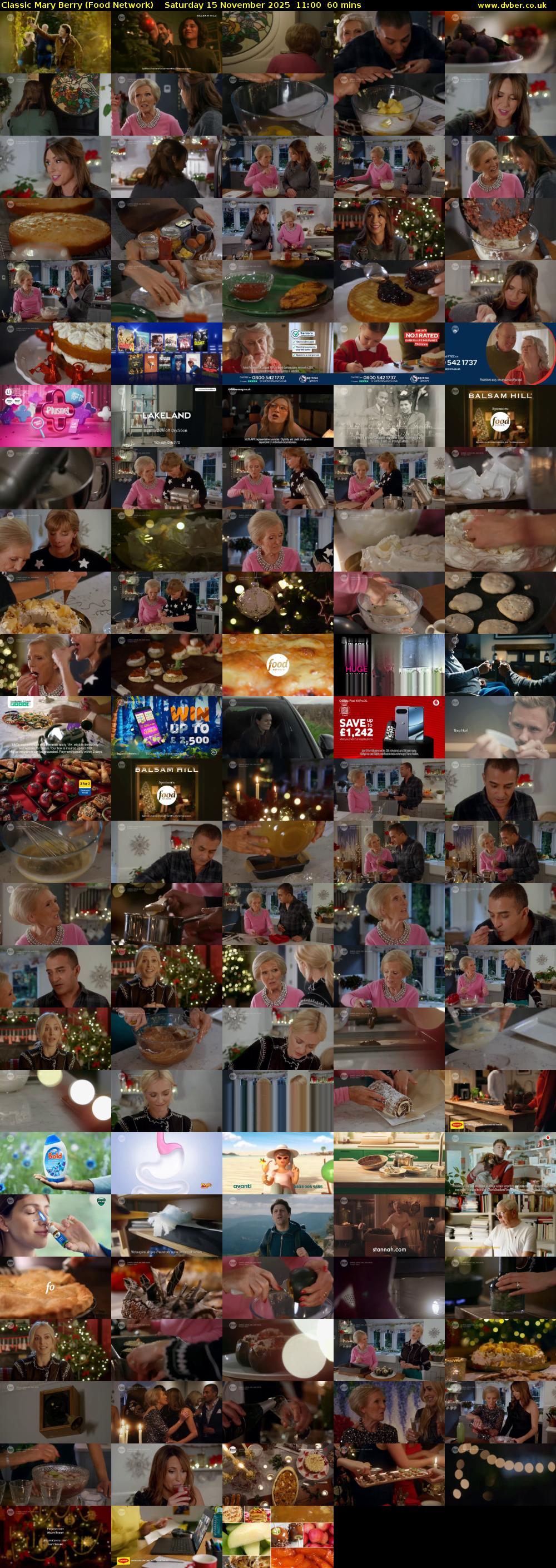 Classic Mary Berry (Food Network) Saturday 15 November 2025 11:00 - 12:00