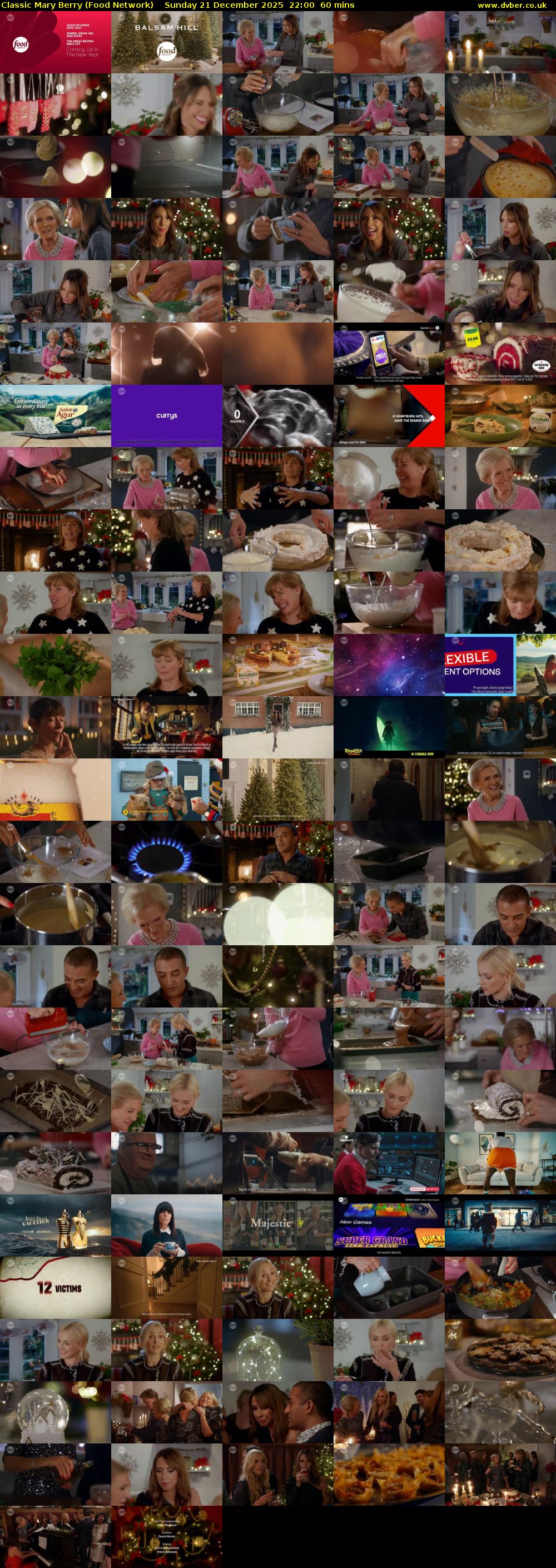 Classic Mary Berry (Food Network) Sunday 21 December 2025 22:00 - 23:00