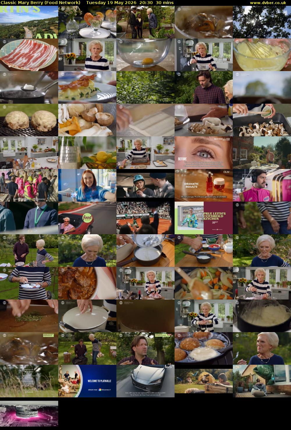 Classic Mary Berry (Food Network) Tuesday 19 May 2026 20:30 - 21:00