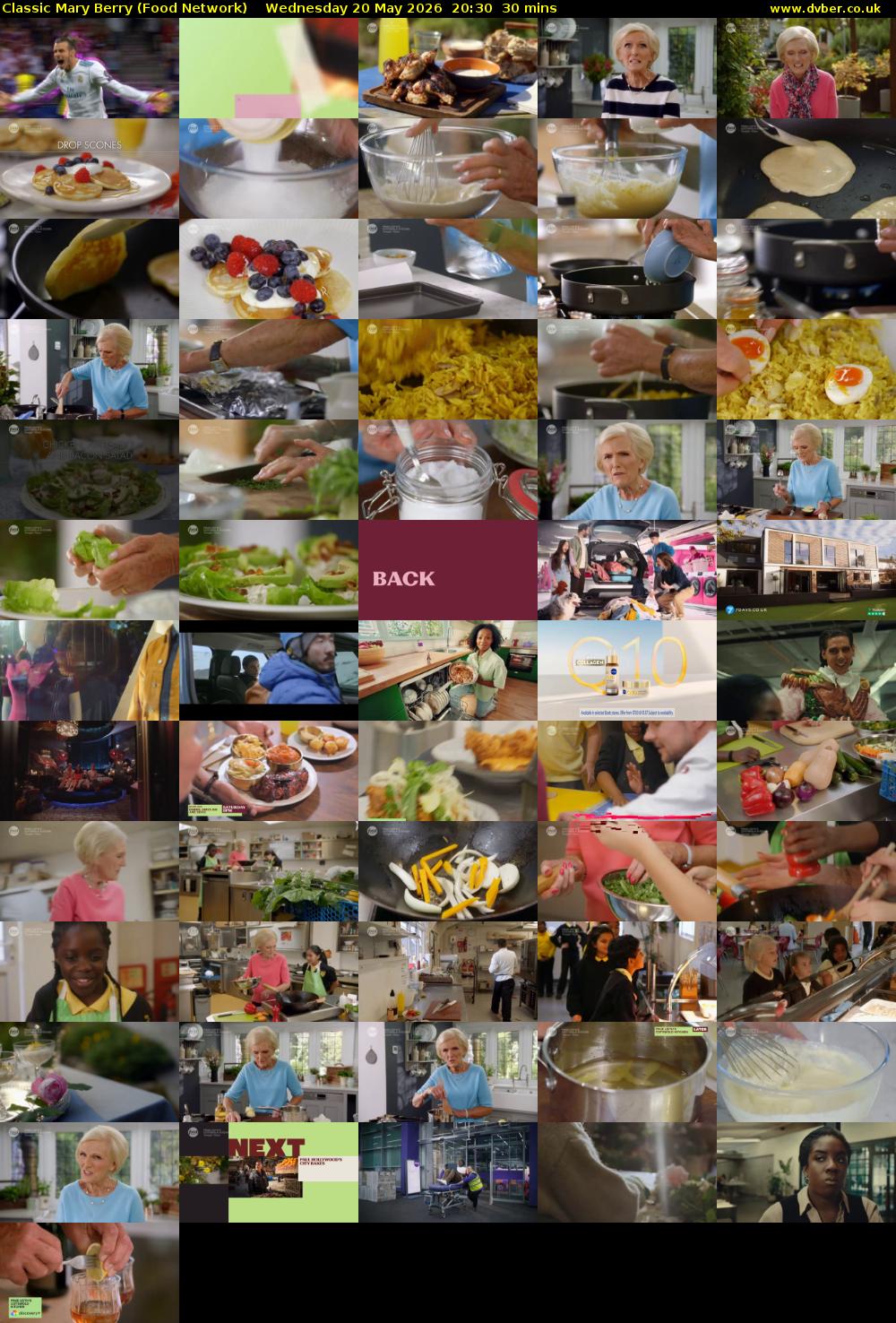 Classic Mary Berry (Food Network) Wednesday 20 May 2026 20:30 - 21:00