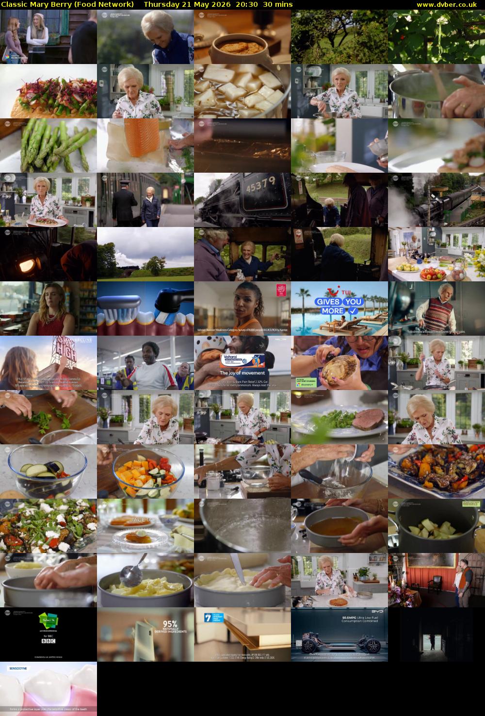Classic Mary Berry (Food Network) Thursday 21 May 2026 20:30 - 21:00