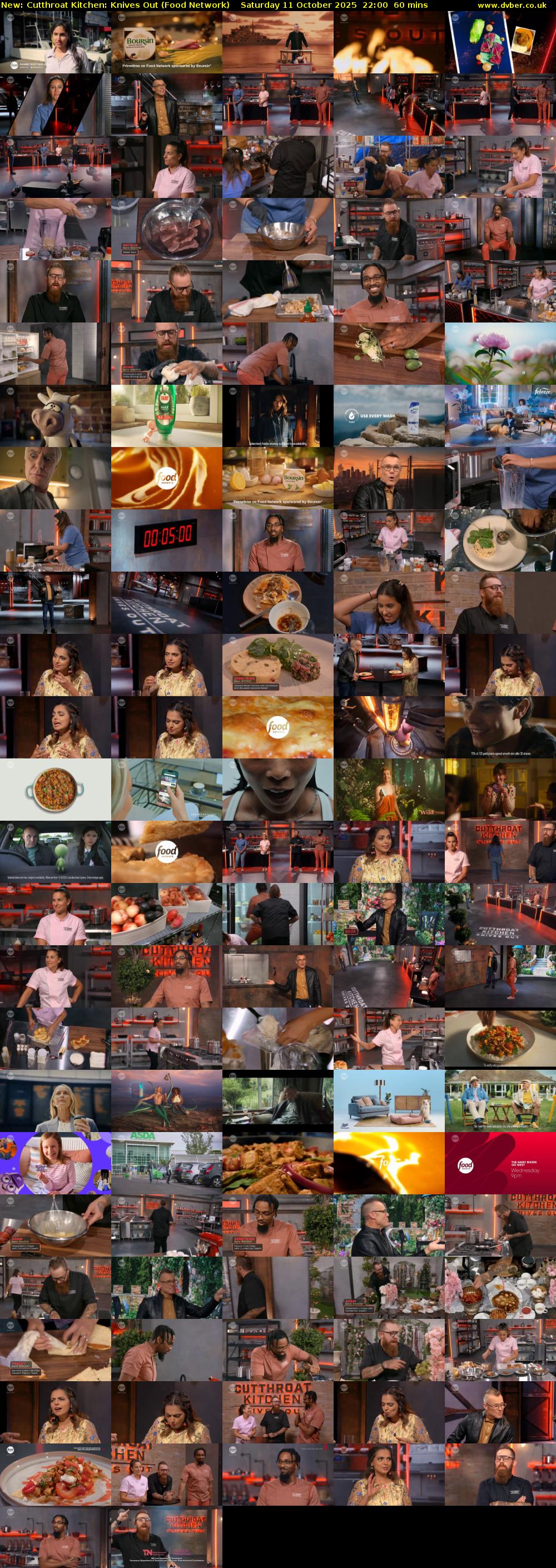 Cutthroat Kitchen: Knives Out (Food Network) Saturday 11 October 2025 22:00 - 23:00