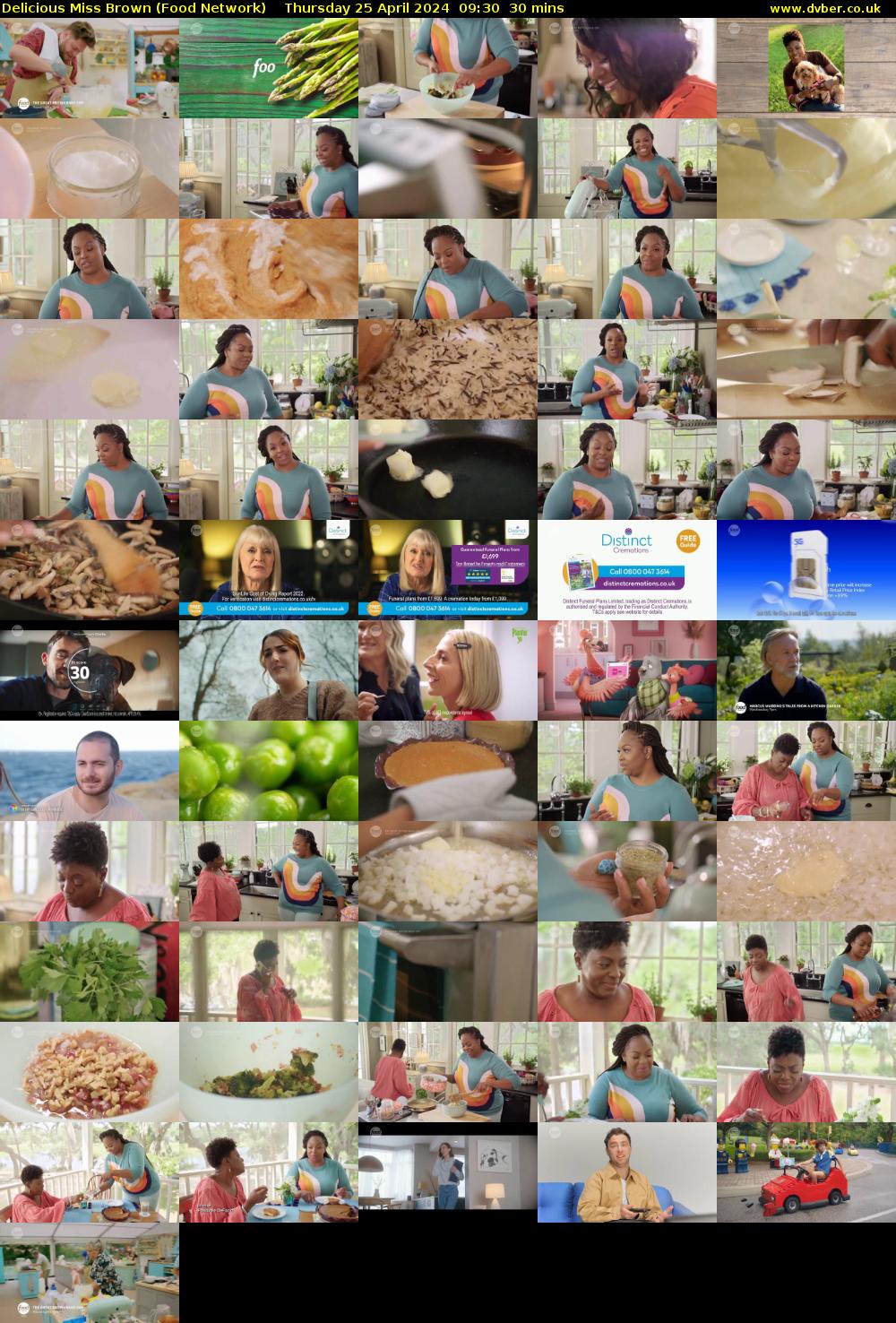 Delicious Miss Brown (Food Network) Thursday 25 April 2024 09:30 - 10:00