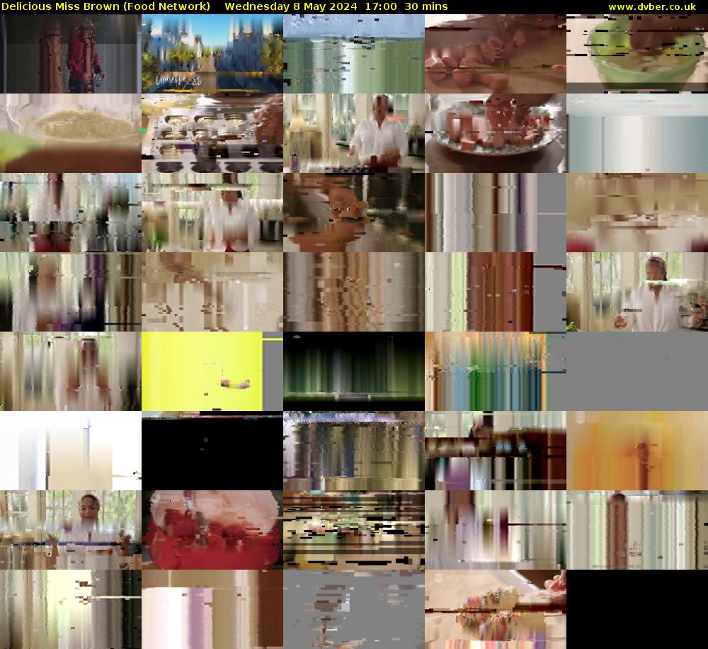 Delicious Miss Brown (Food Network) Wednesday 8 May 2024 17:00 - 17:30