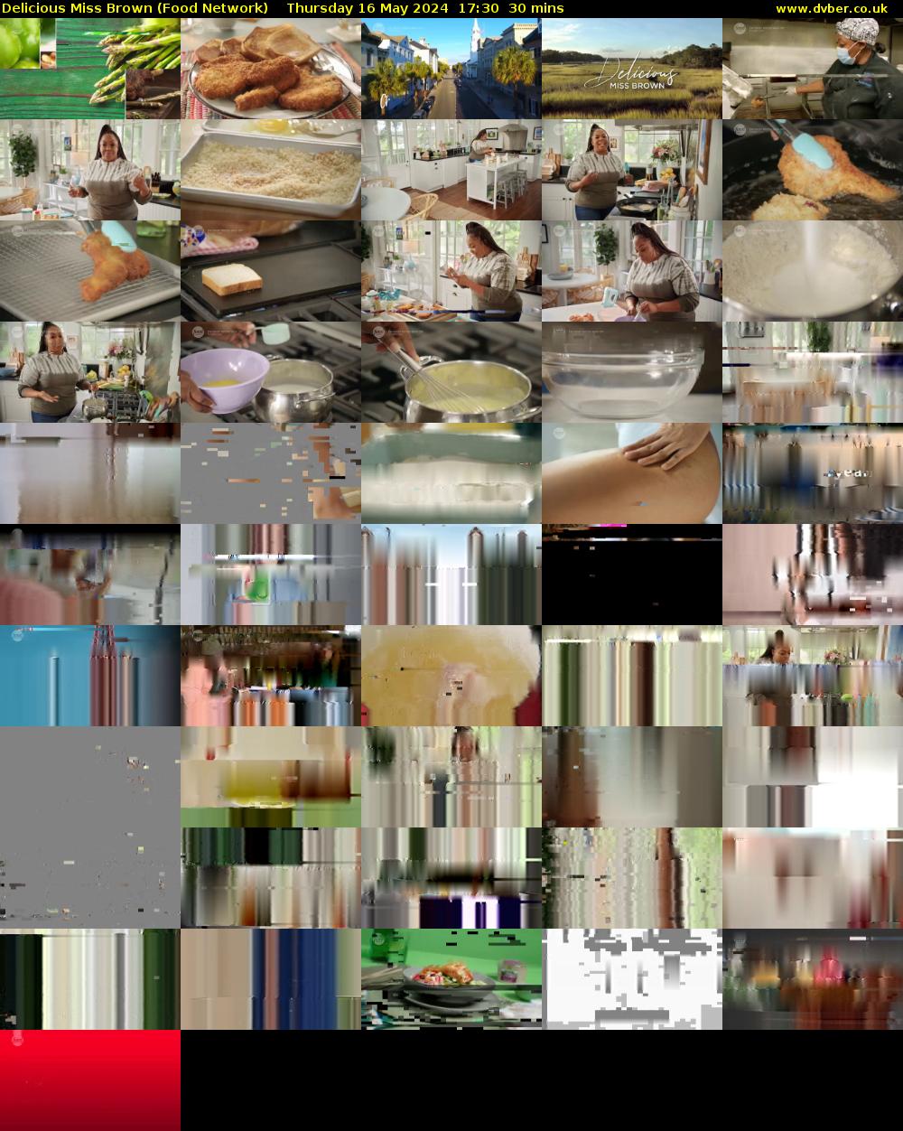 Delicious Miss Brown (Food Network) Thursday 16 May 2024 17:30 - 18:00