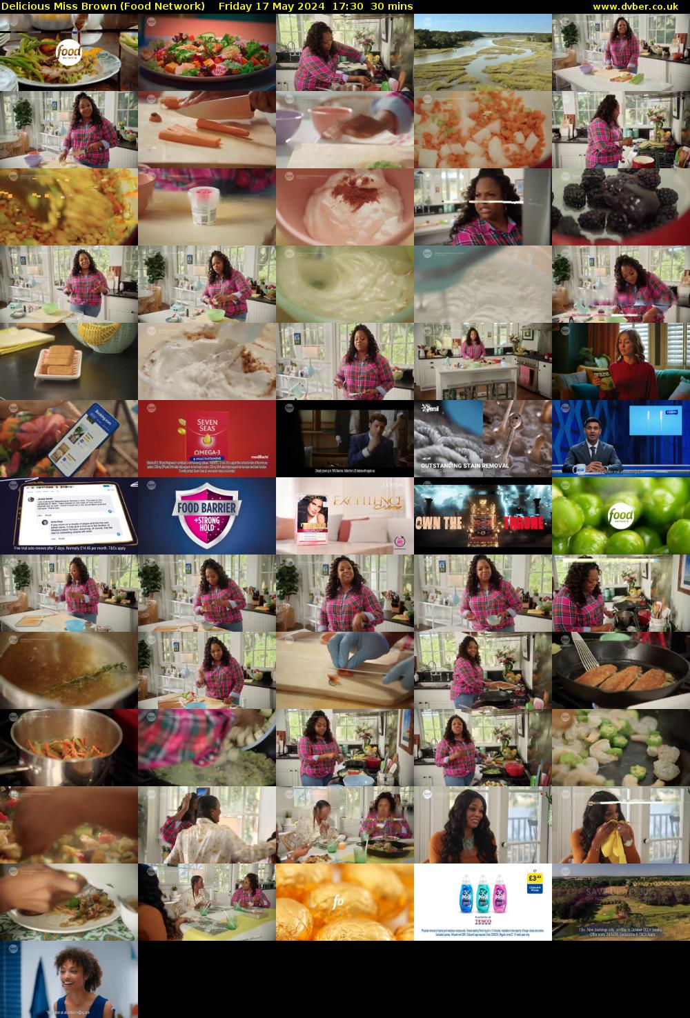 Delicious Miss Brown (Food Network) Friday 17 May 2024 17:30 - 18:00