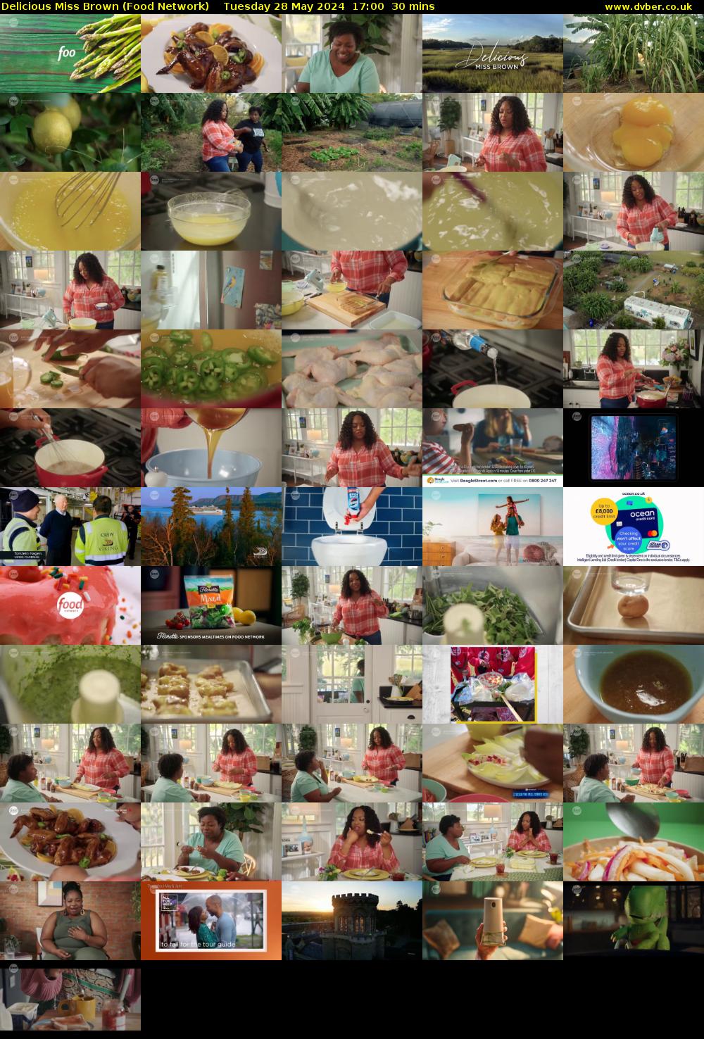 Delicious Miss Brown (Food Network) Tuesday 28 May 2024 17:00 - 17:30