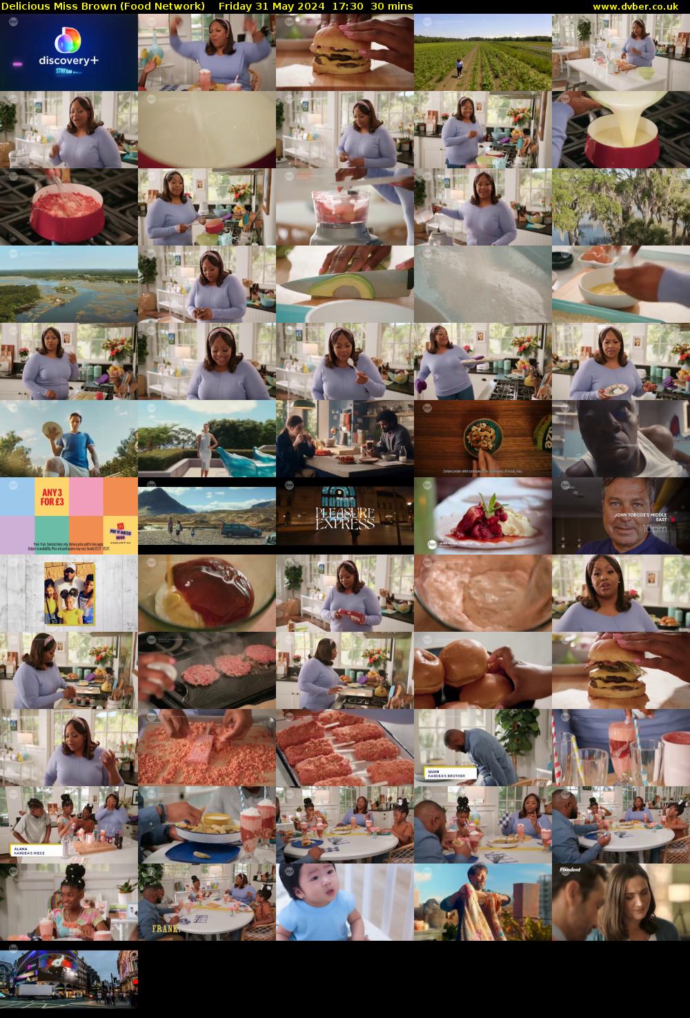 Delicious Miss Brown (Food Network) Friday 31 May 2024 17:30 - 18:00