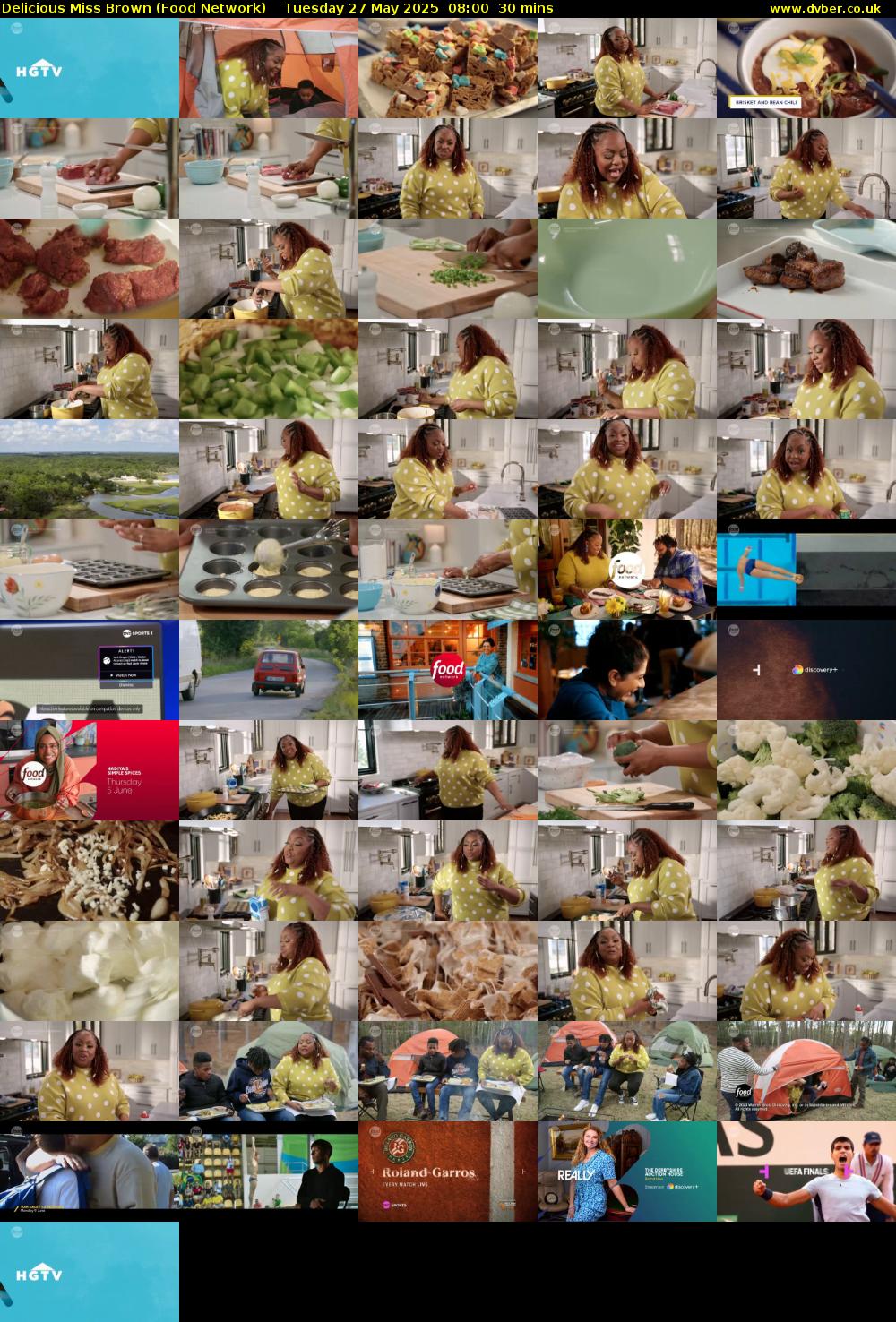 Delicious Miss Brown (Food Network) Tuesday 27 May 2025 08:00 - 08:30