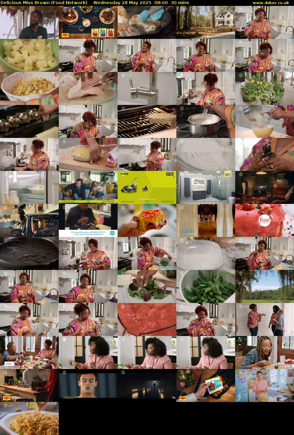 Delicious Miss Brown (Food Network) Wednesday 28 May 2025 08:00 - 08:30