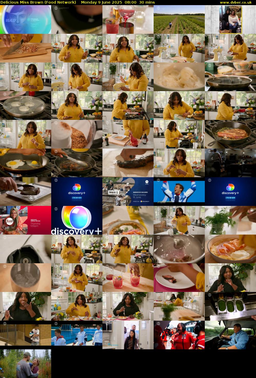 Delicious Miss Brown (Food Network) Monday 9 June 2025 08:00 - 08:30
