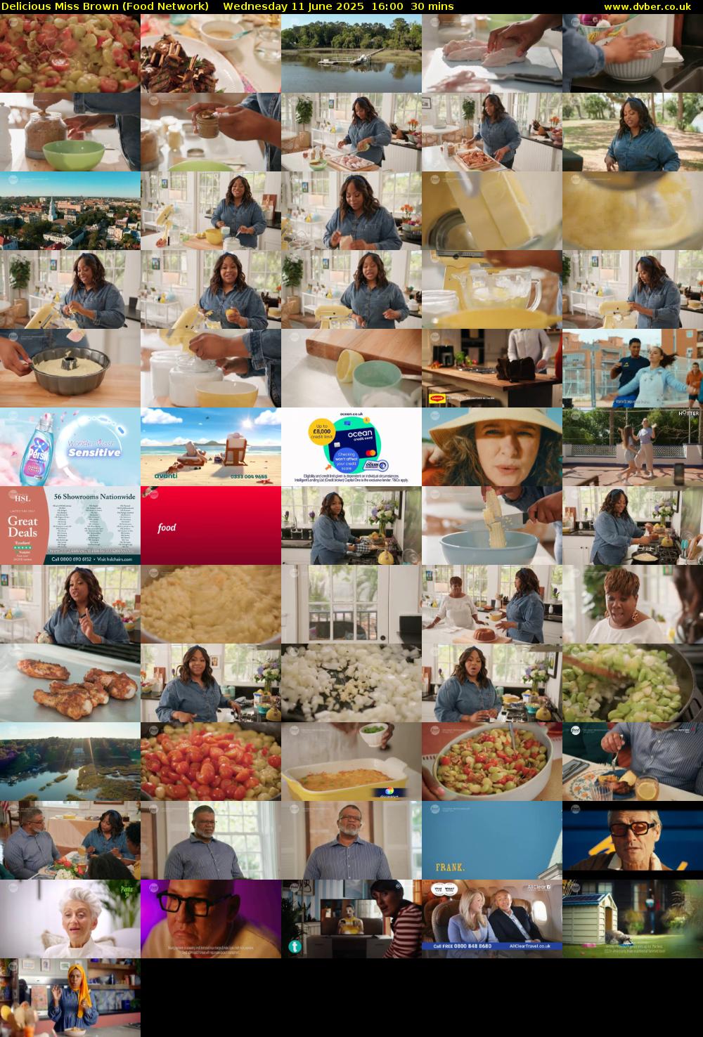 Delicious Miss Brown (Food Network) Wednesday 11 June 2025 16:00 - 16:30