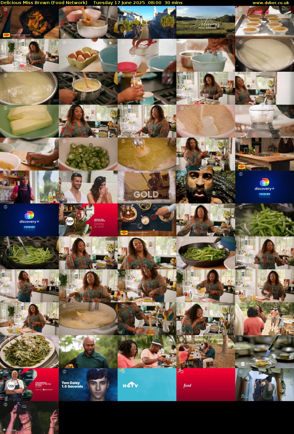 Delicious Miss Brown (Food Network) Tuesday 17 June 2025 08:00 - 08:30