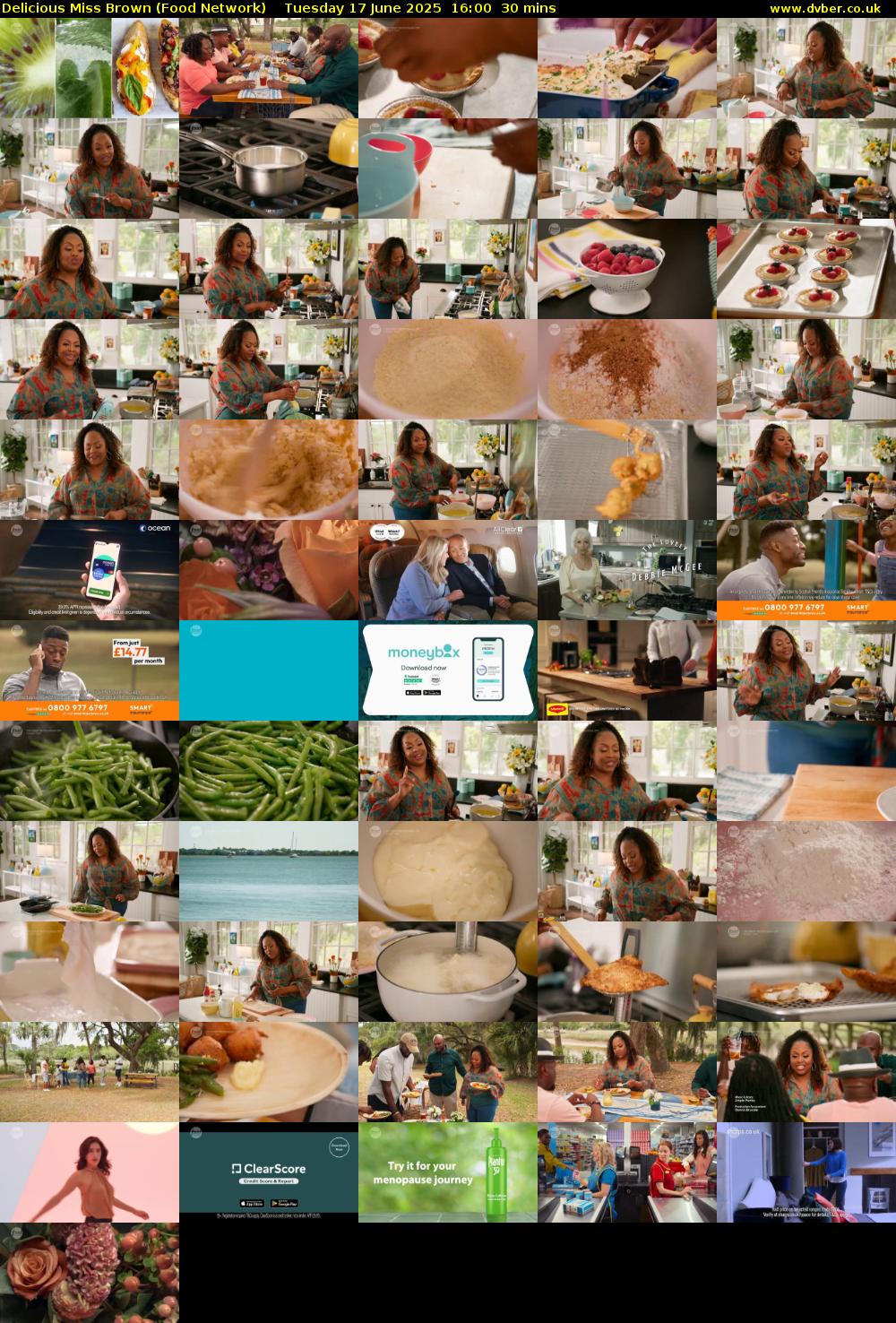 Delicious Miss Brown (Food Network) Tuesday 17 June 2025 16:00 - 16:30