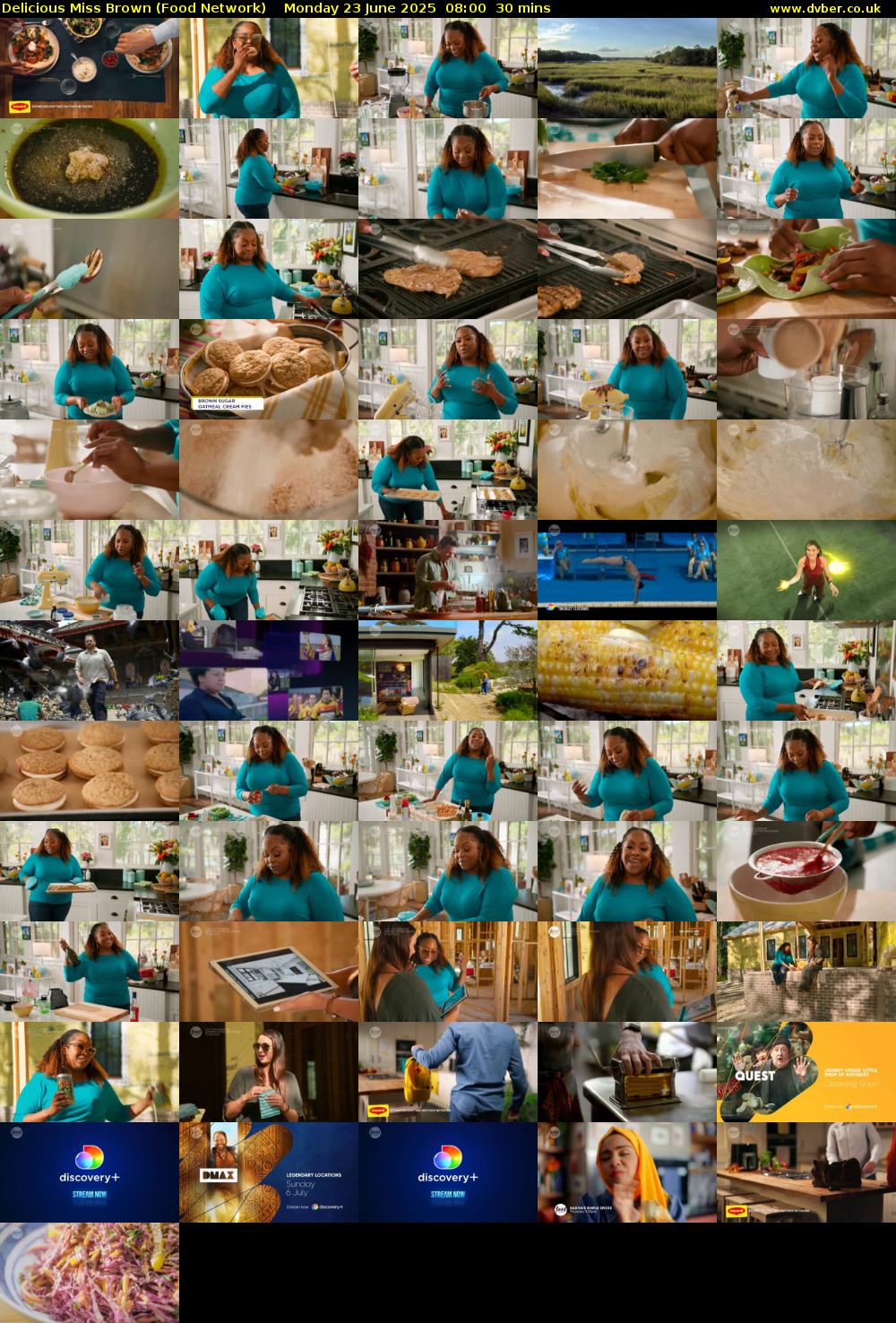 Delicious Miss Brown (Food Network) Monday 23 June 2025 08:00 - 08:30