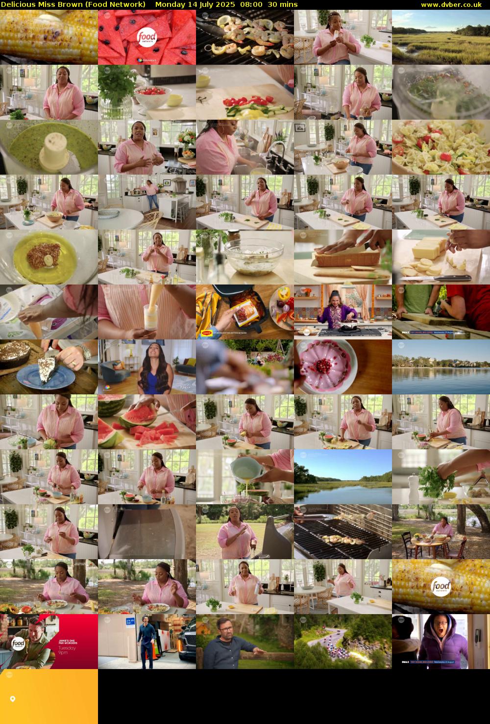 Delicious Miss Brown (Food Network) Monday 14 July 2025 08:00 - 08:30