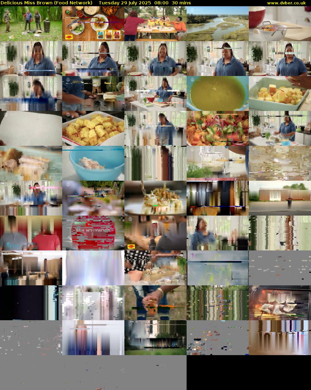 Delicious Miss Brown (Food Network) Tuesday 29 July 2025 08:00 - 08:30