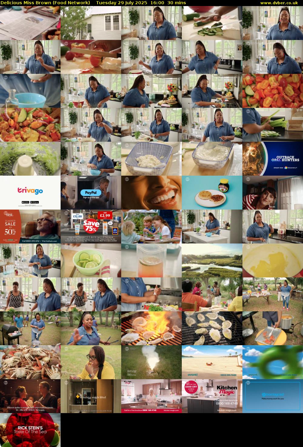 Delicious Miss Brown (Food Network) Tuesday 29 July 2025 16:00 - 16:30