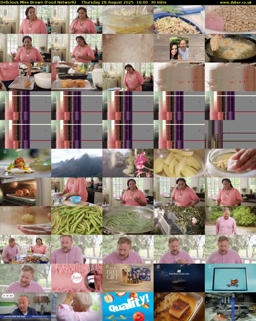 Delicious Miss Brown (Food Network) Thursday 28 August 2025 16:00 - 16:30
