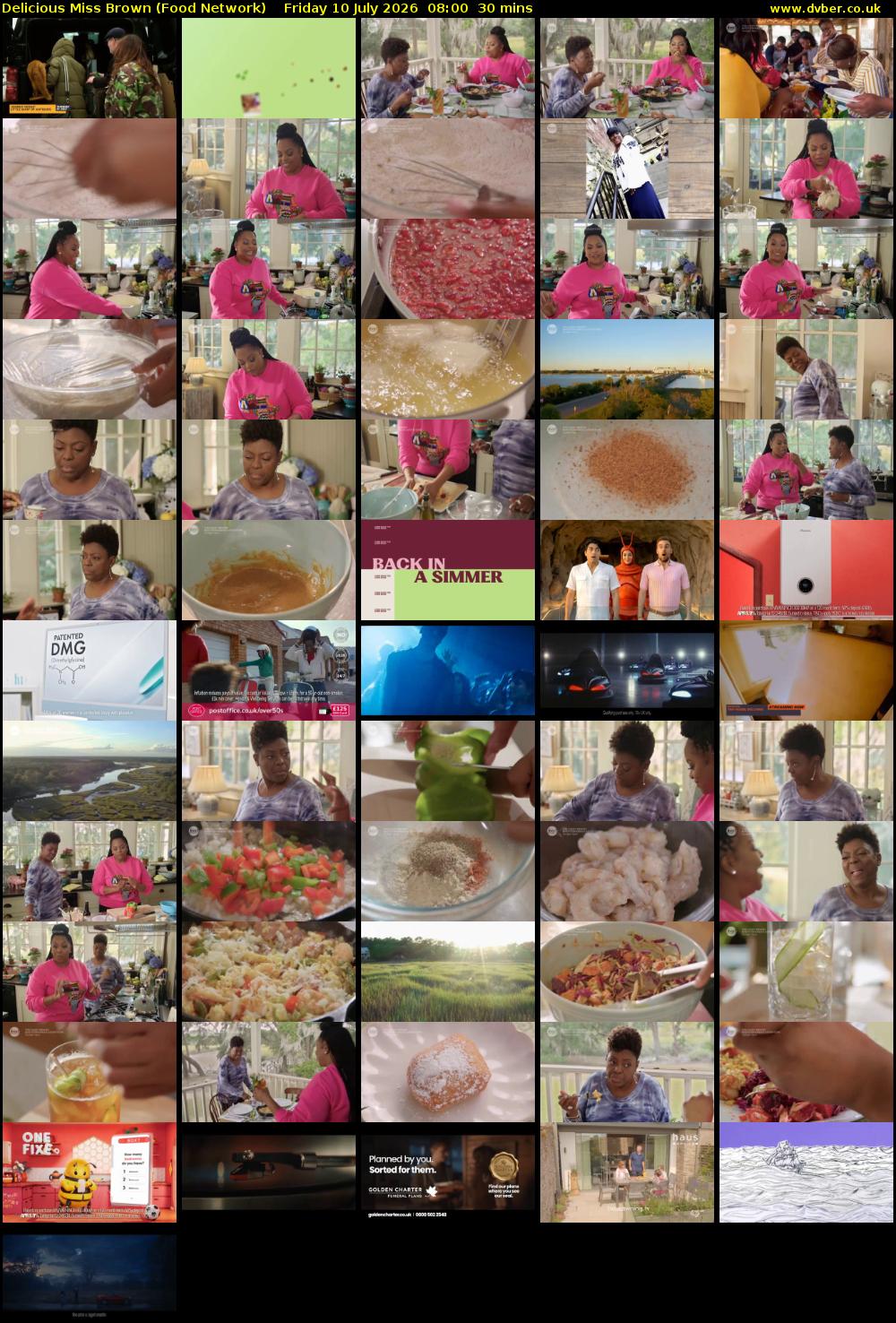 Delicious Miss Brown (Food Network) Friday 10 July 2026 08:00 - 08:30