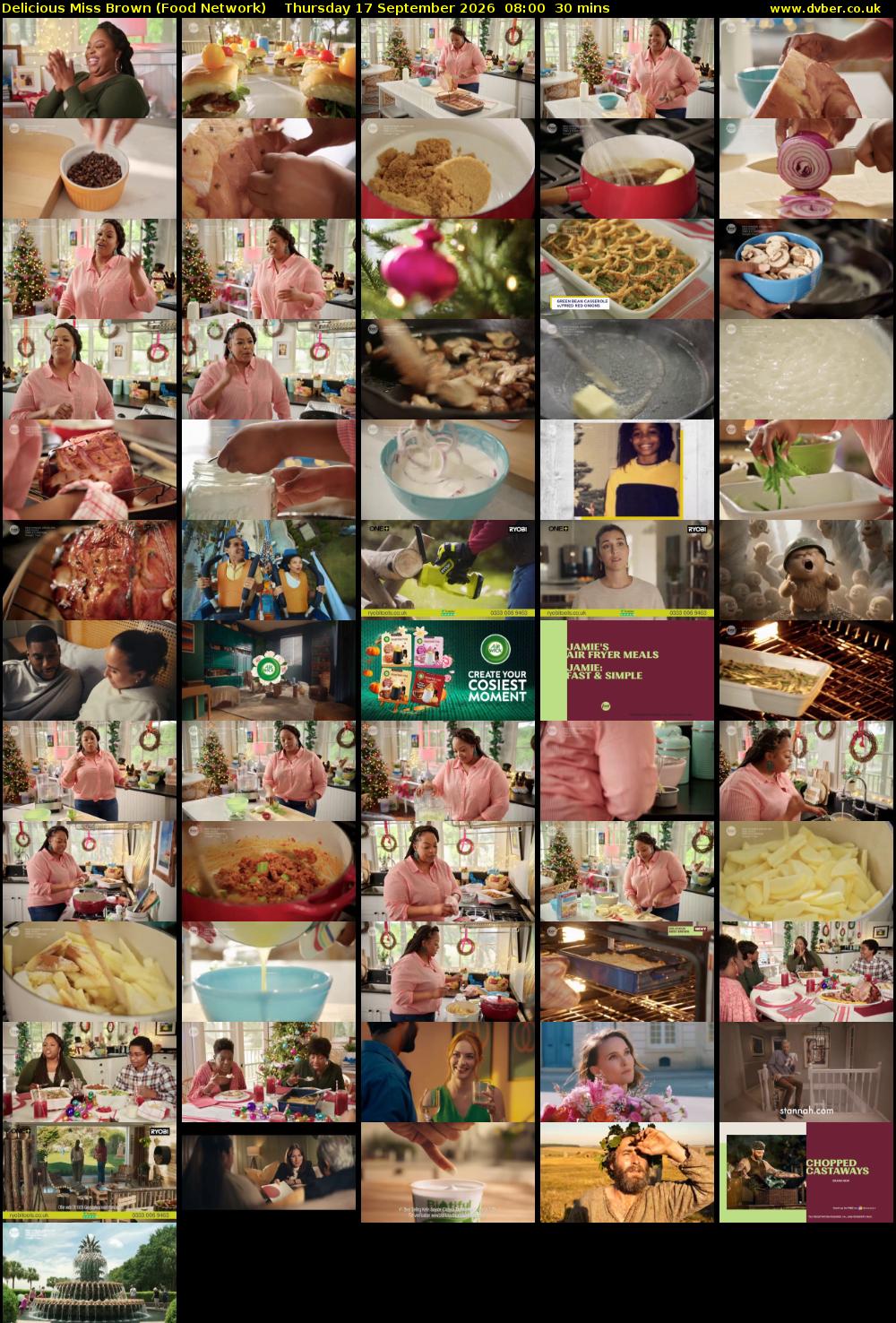 Delicious Miss Brown (Food Network) Thursday 17 September 2026 08:00 - 08:30